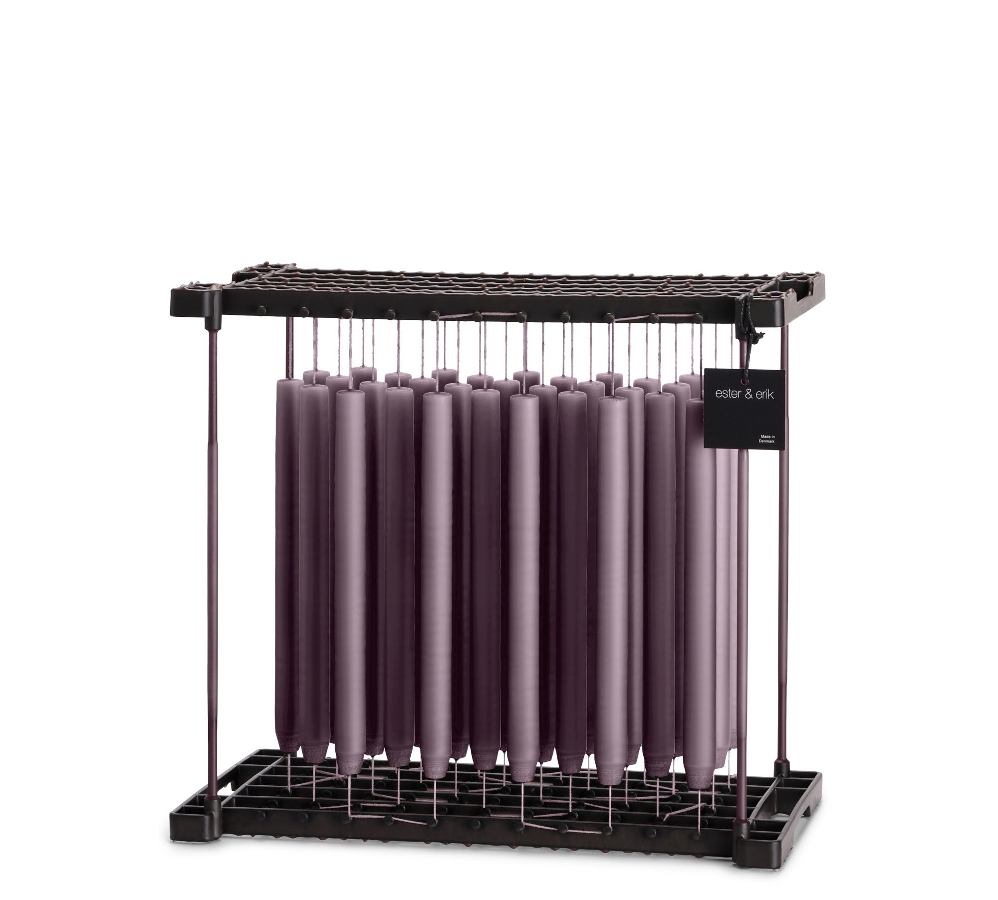 zylindrische Kerze muted mauve