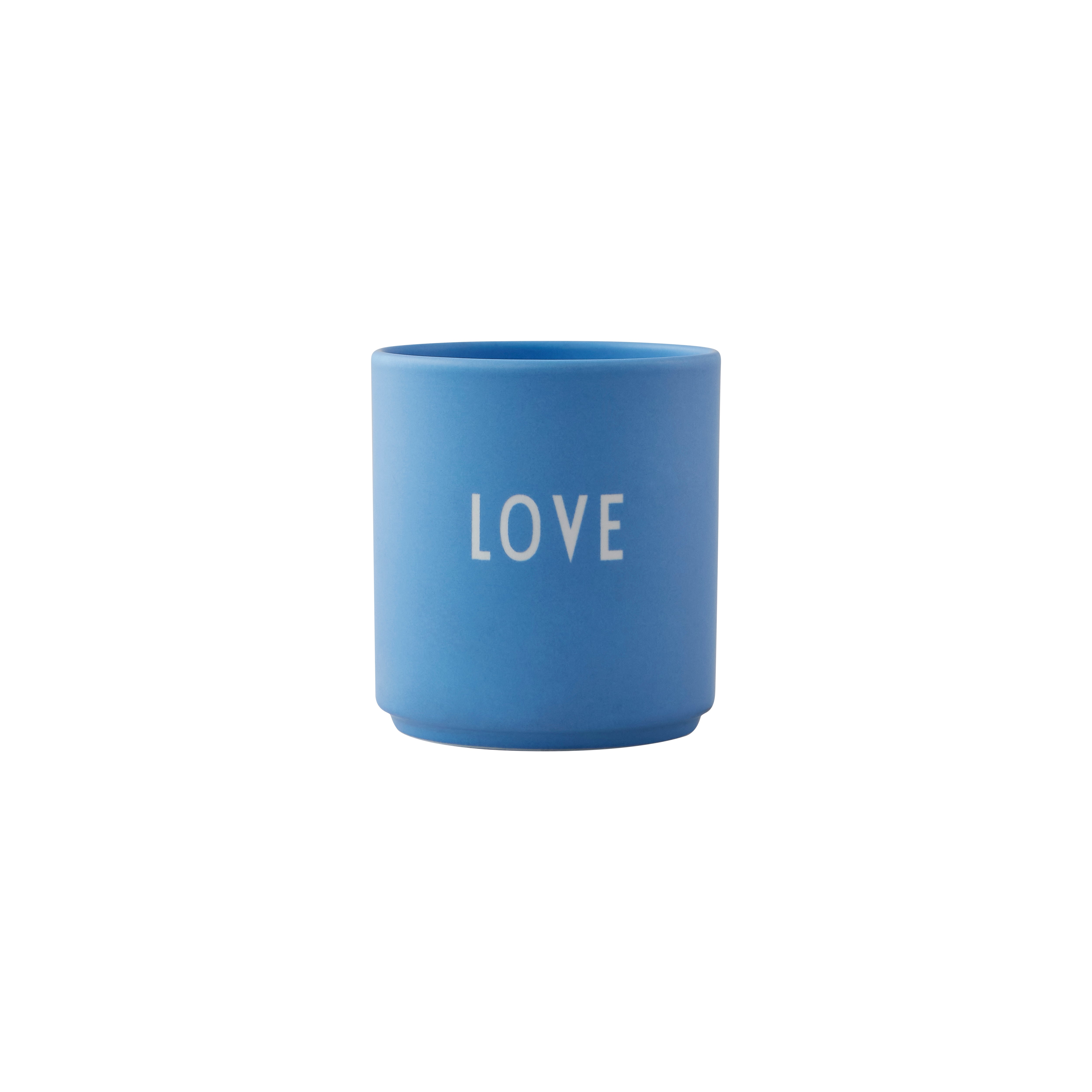 FAVOURITE Becher LOVE blau