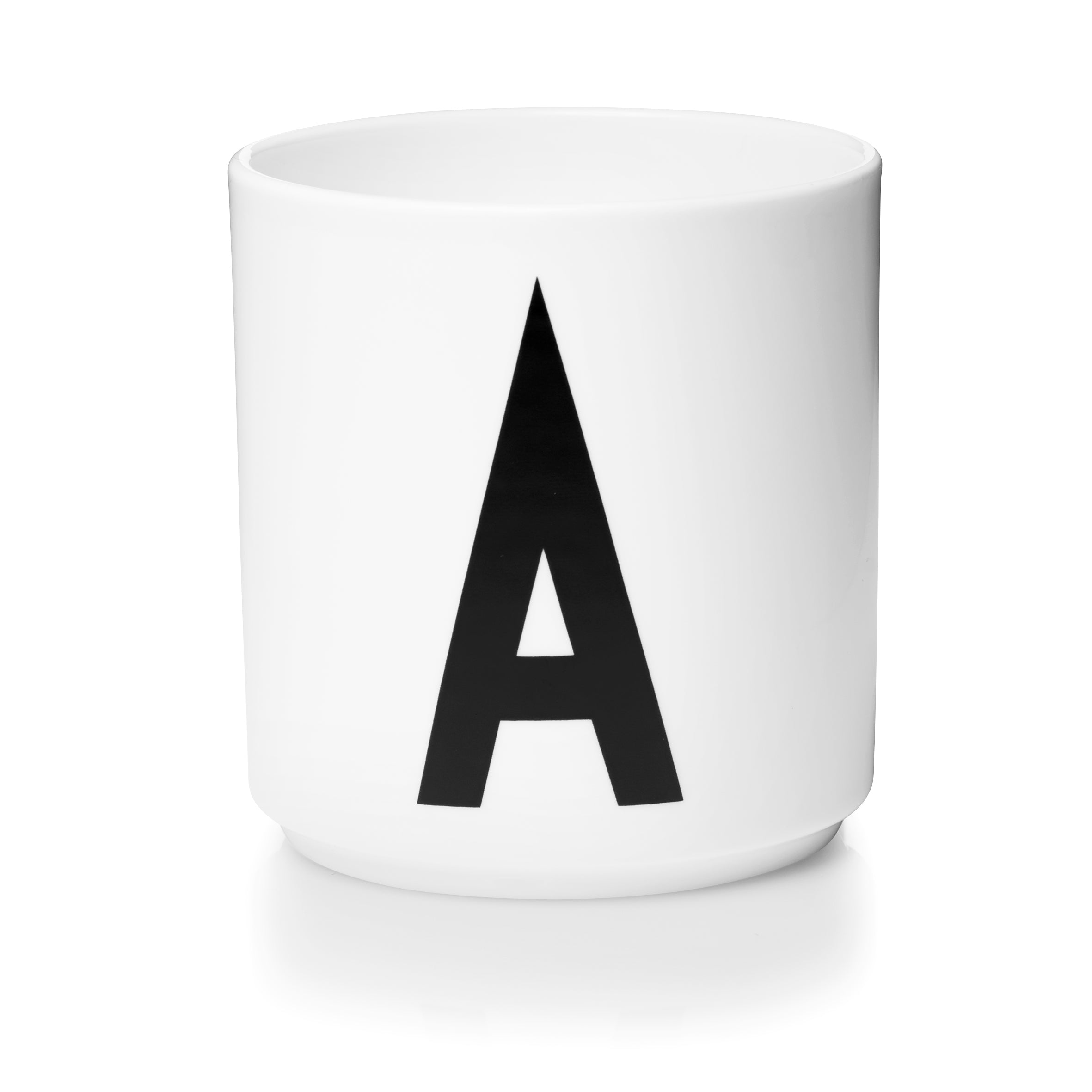 Personal Porzellan Becher weiß A