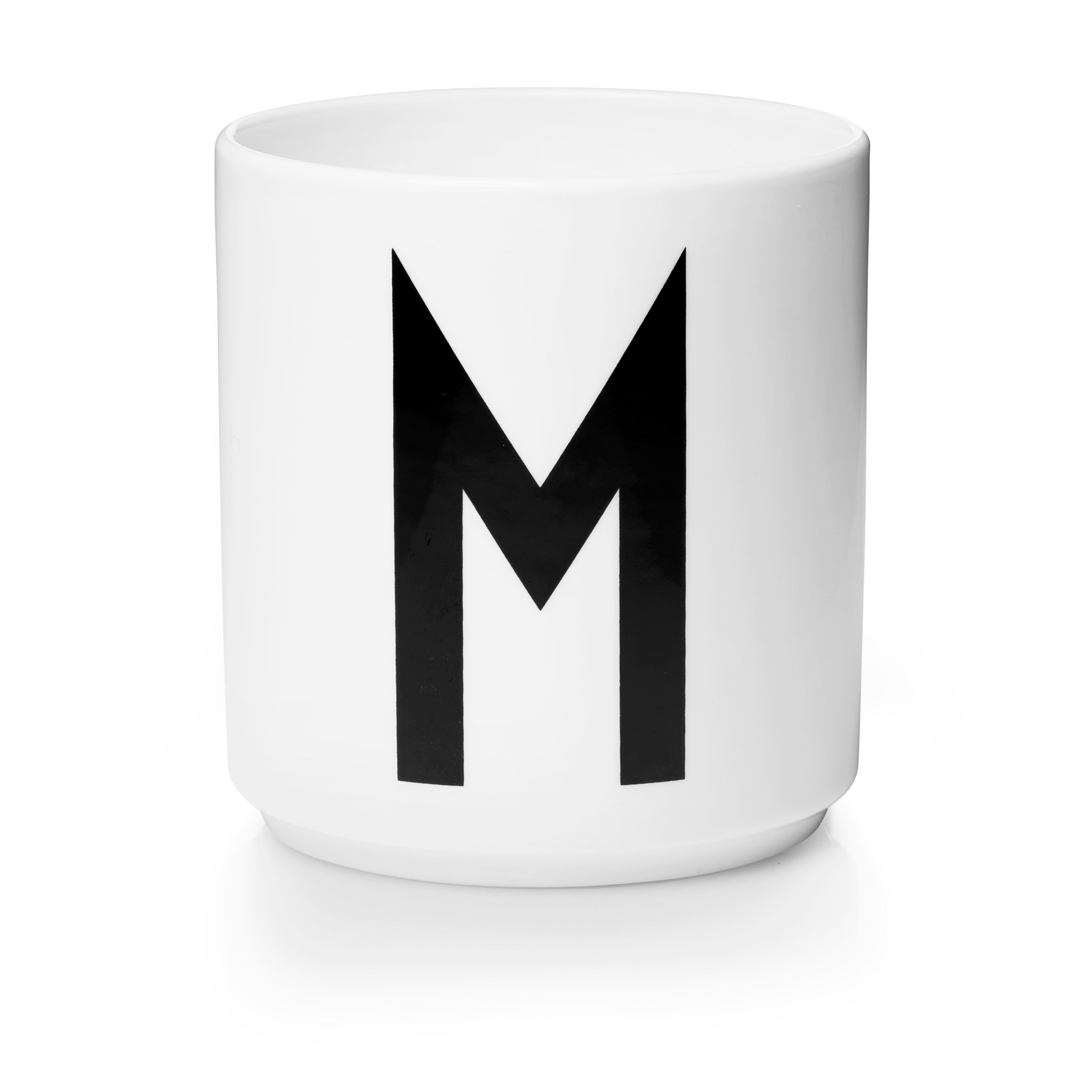 Personal Porzellan Becher weiß M