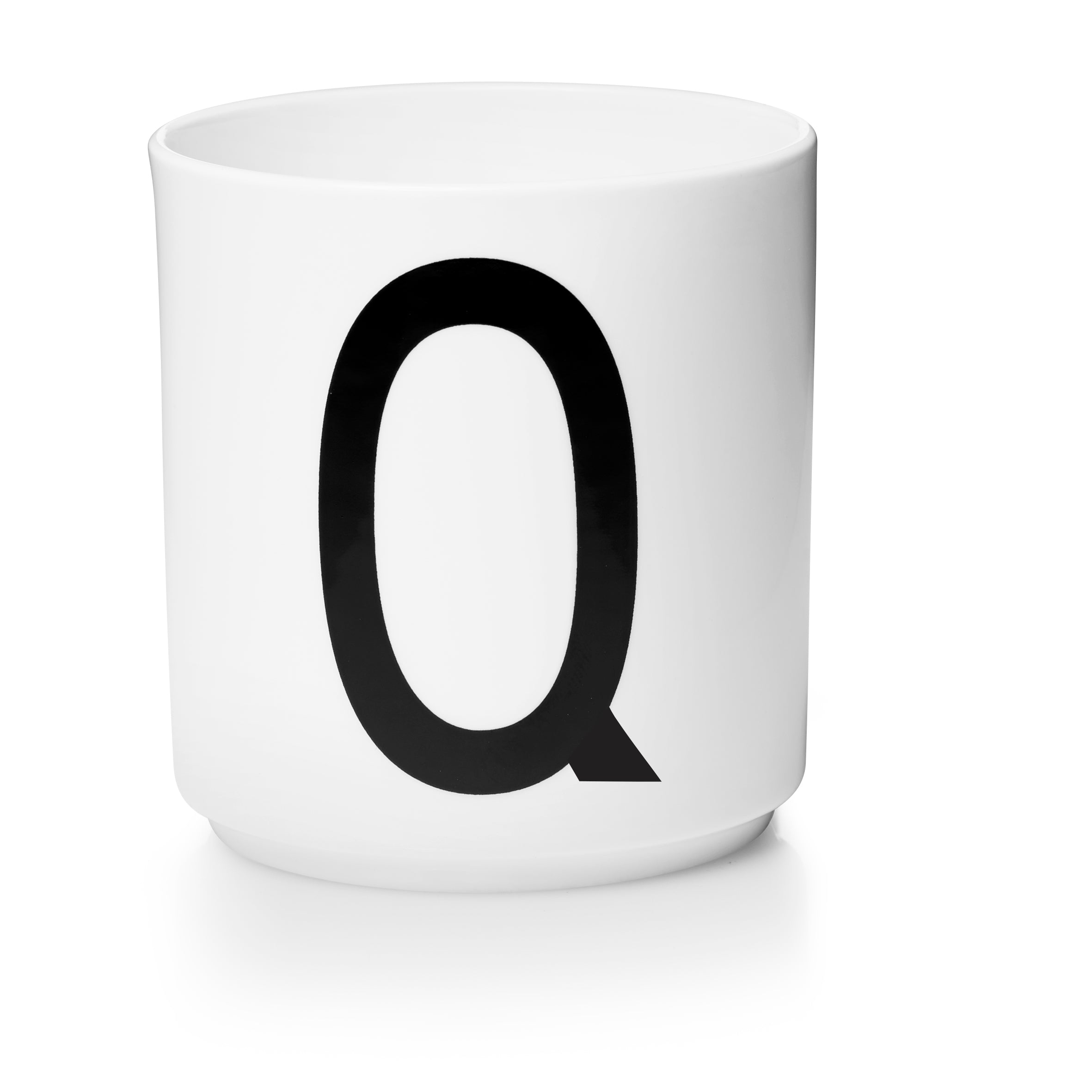 Personal Porzellan Becher weiß Q