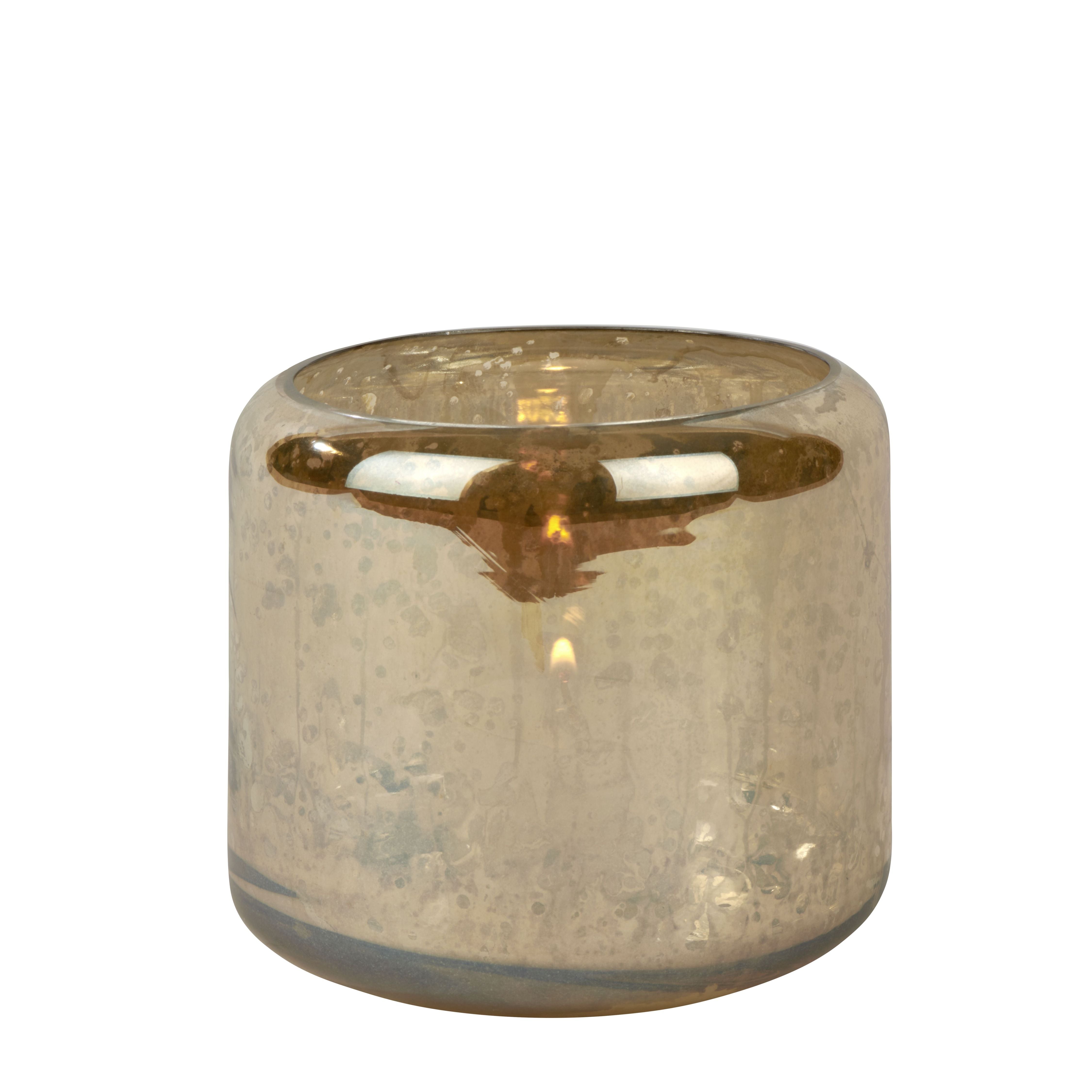 Oudare Windlicht Glas gold