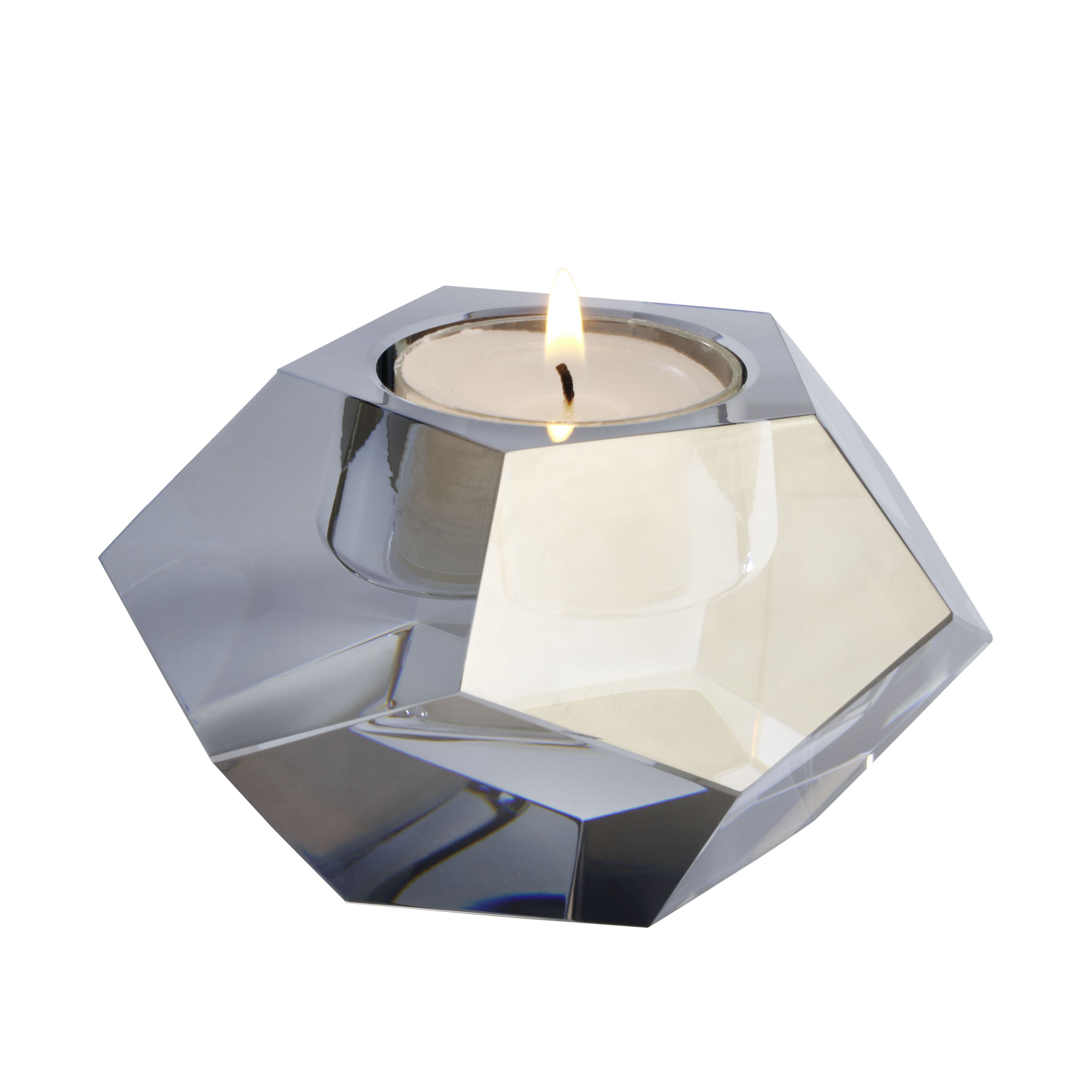 Pentaki Teelichthalter obsidian klein