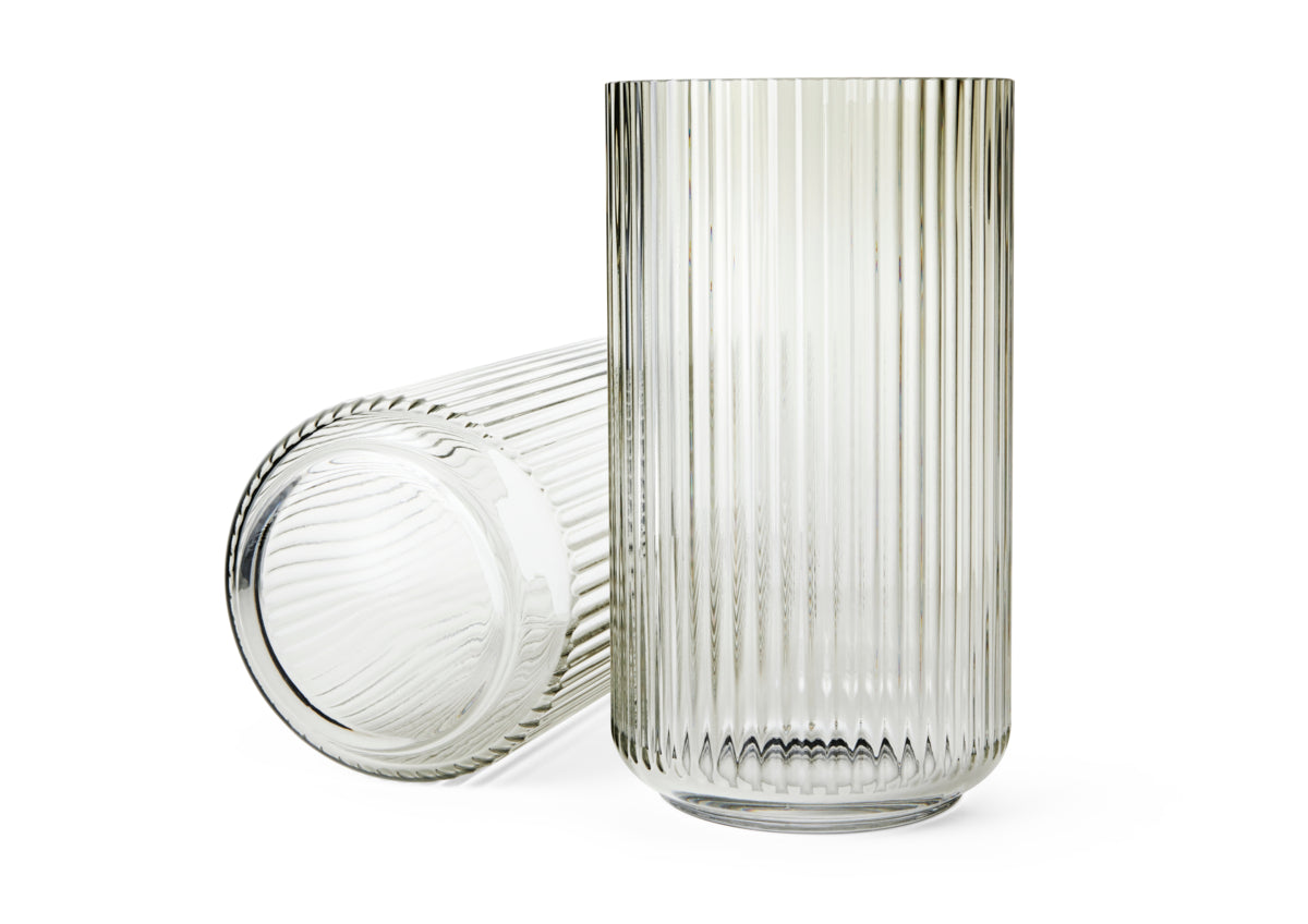 Lyngby Vase smoke 31cm