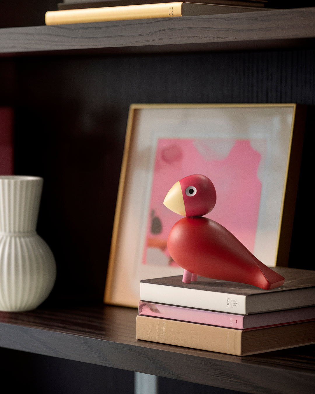 Year Bird Flora 2024 creme/grau