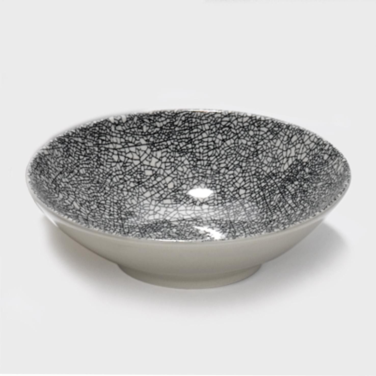Kaori Schale mittel Krakelee-Optik