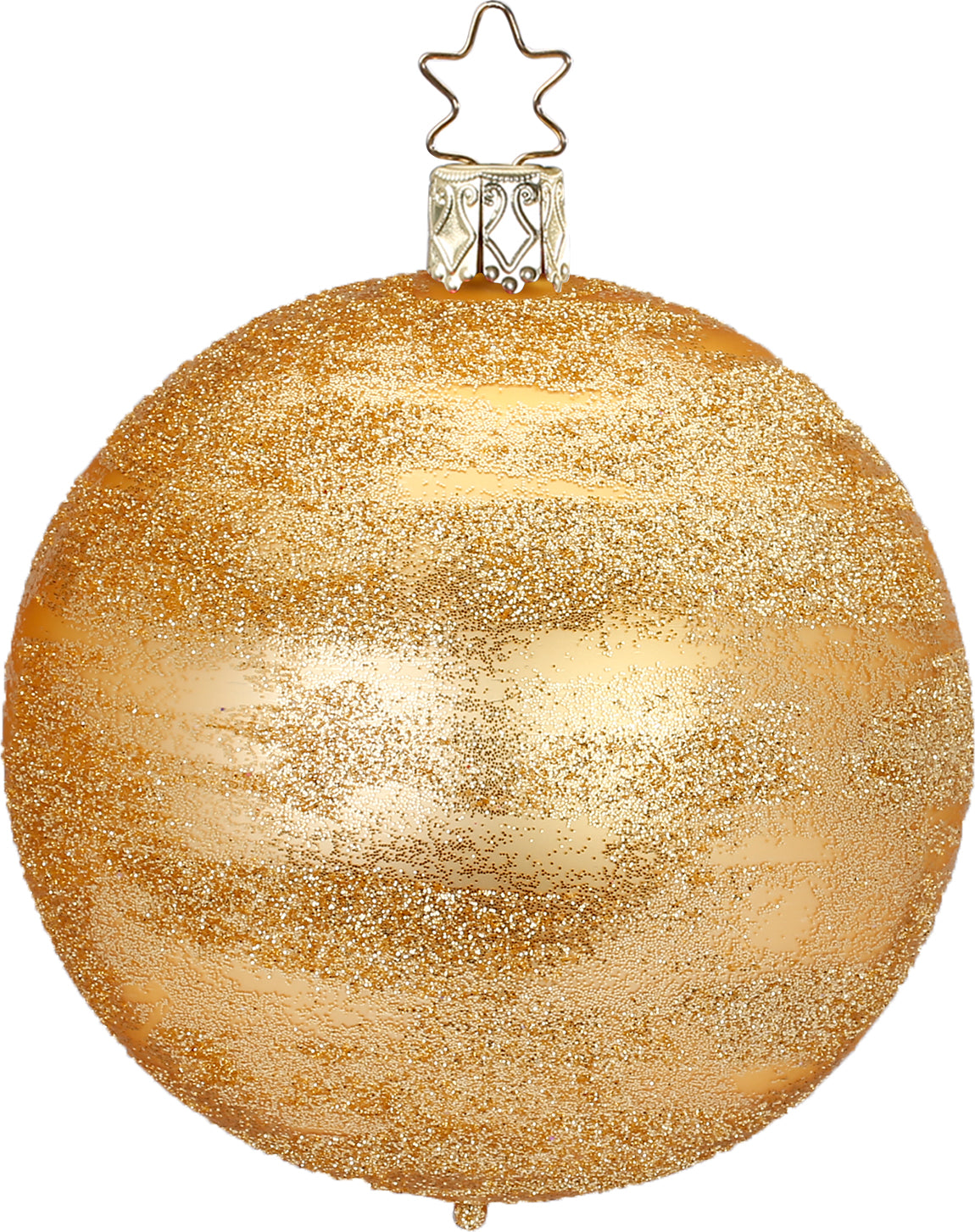 Weihnachtsbaumkugel "Raureif", mittel