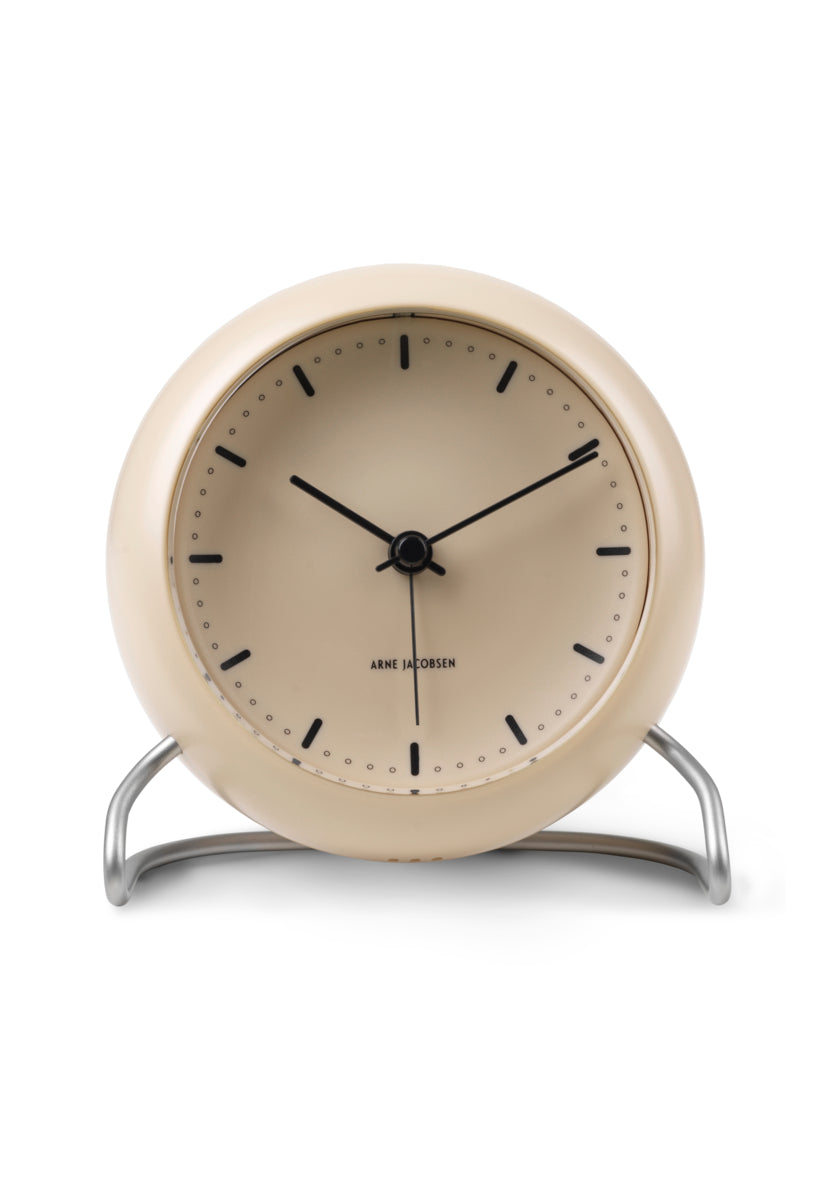City Hall Tischuhr sandy beige