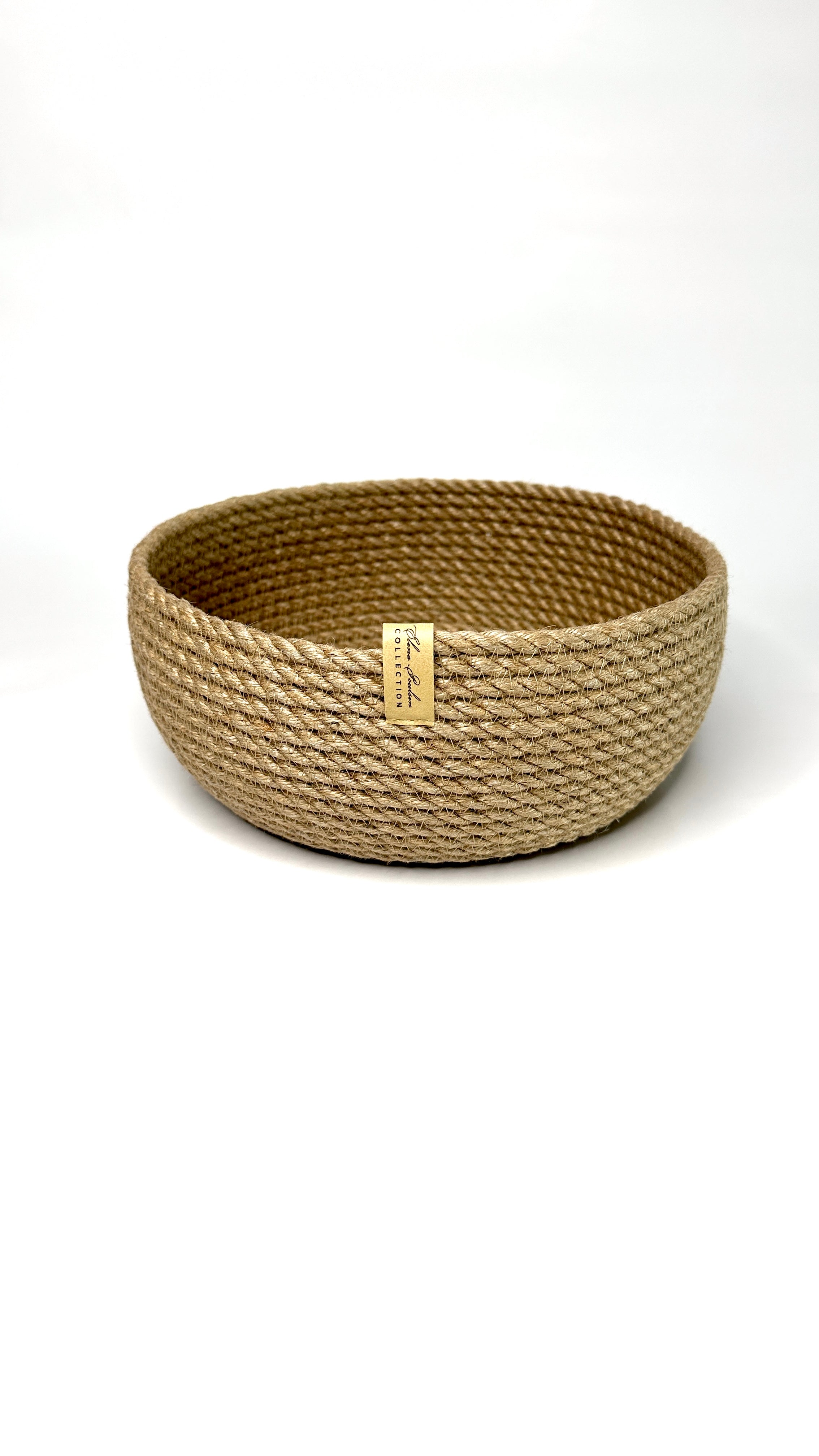 großer runder Jutekorb