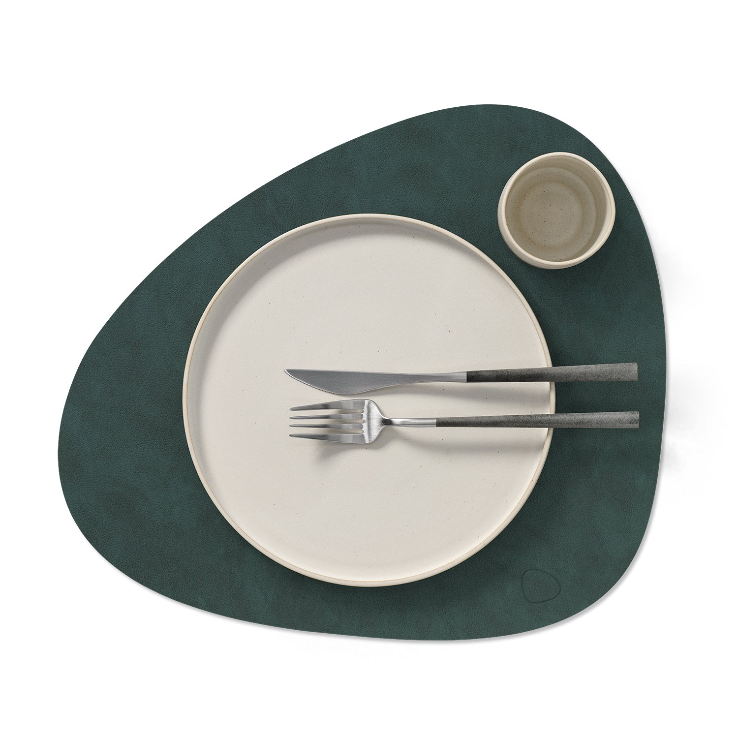 Table Mat Curve L Nupo Dark Green