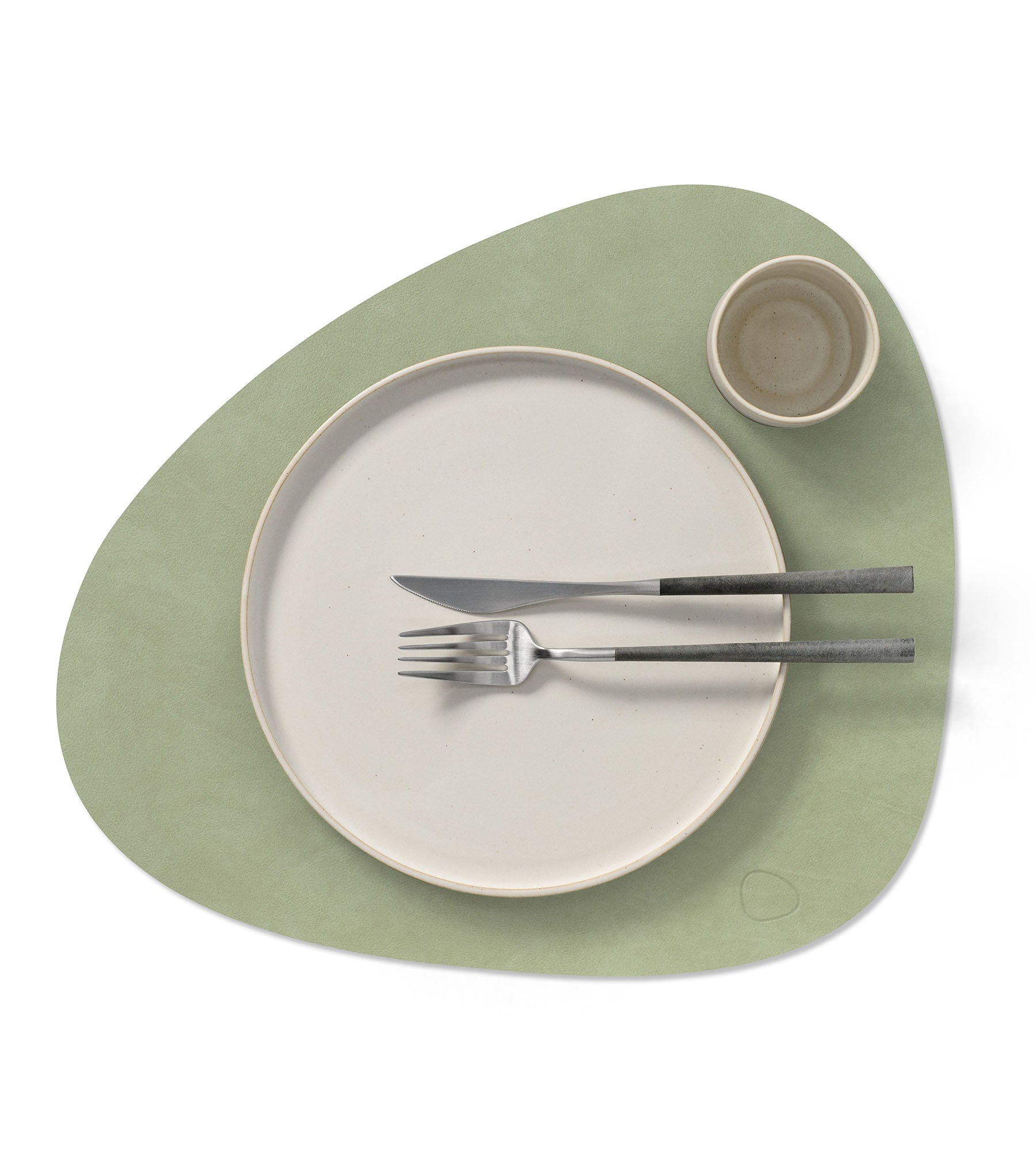 Table Mat Curve L Nupo Olive Green