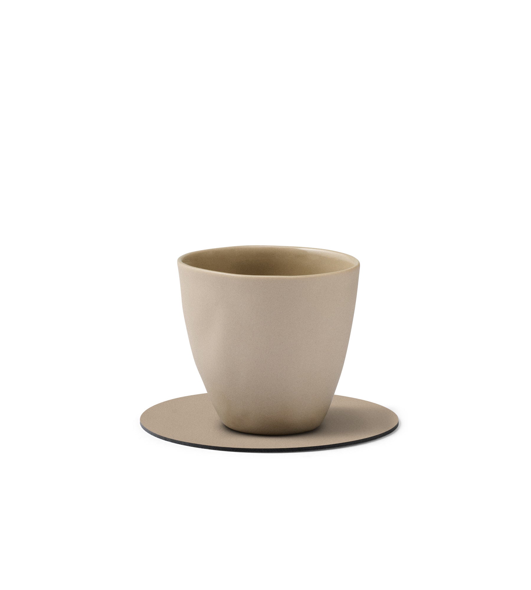 Glasuntersetzer Round Nupo Clay Brown