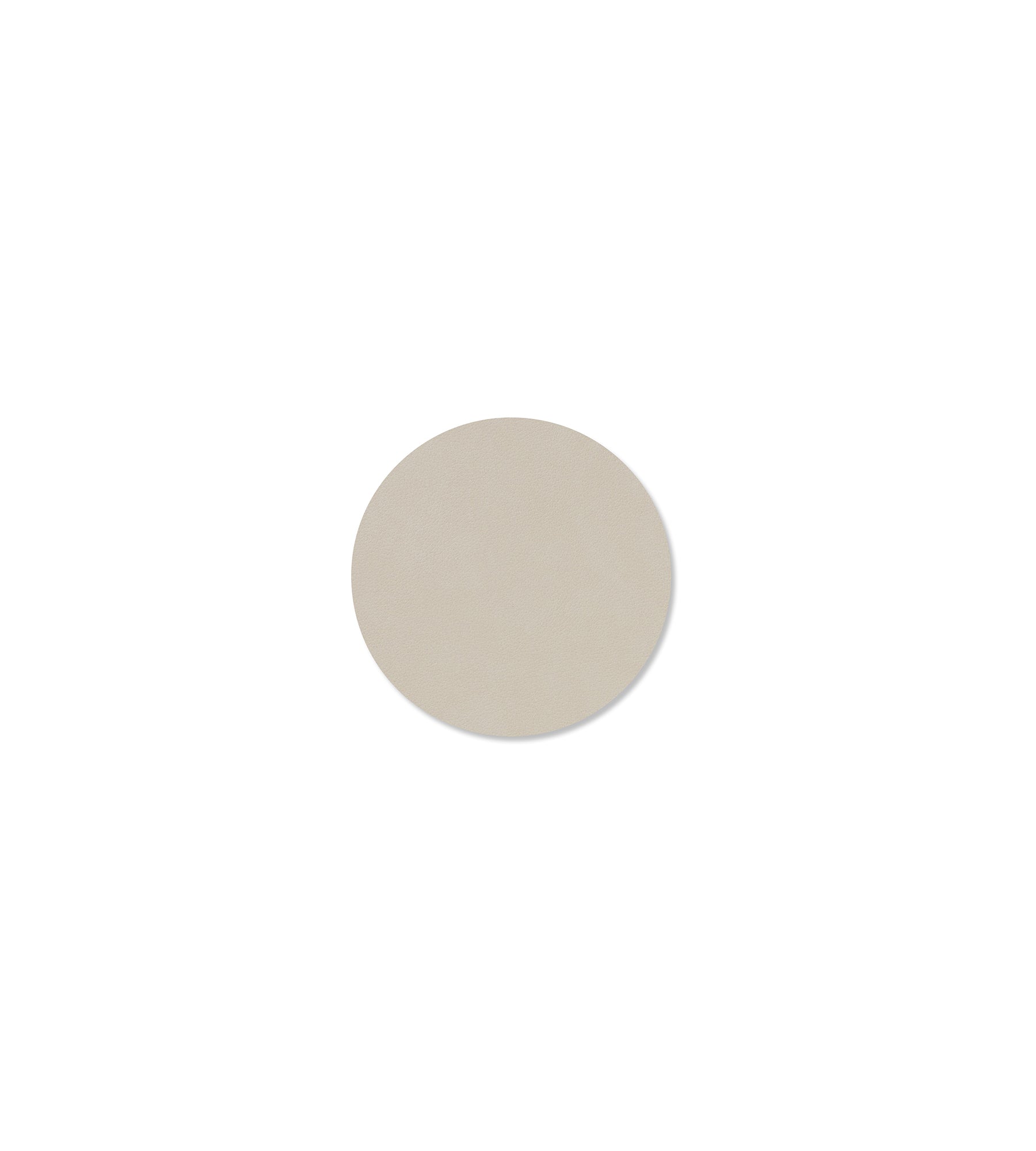 Glasuntersetzer Round Nupo Oyster White