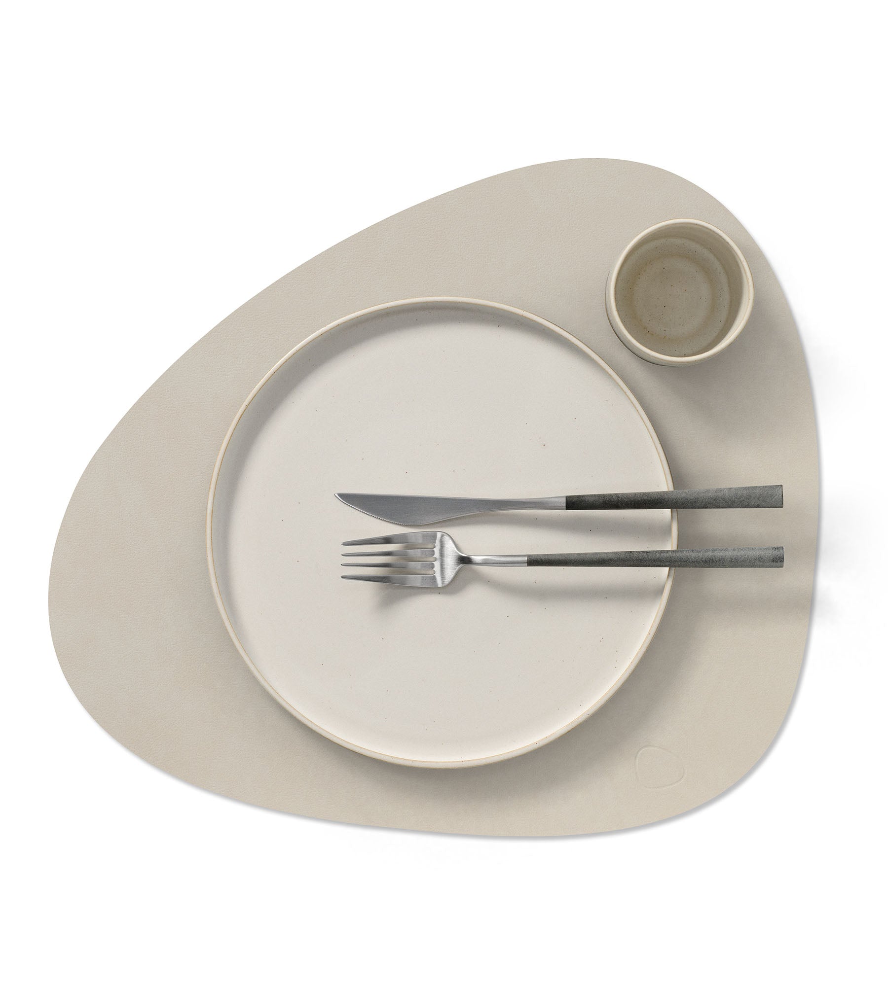 Table Set Curve L Nupo Oyster White