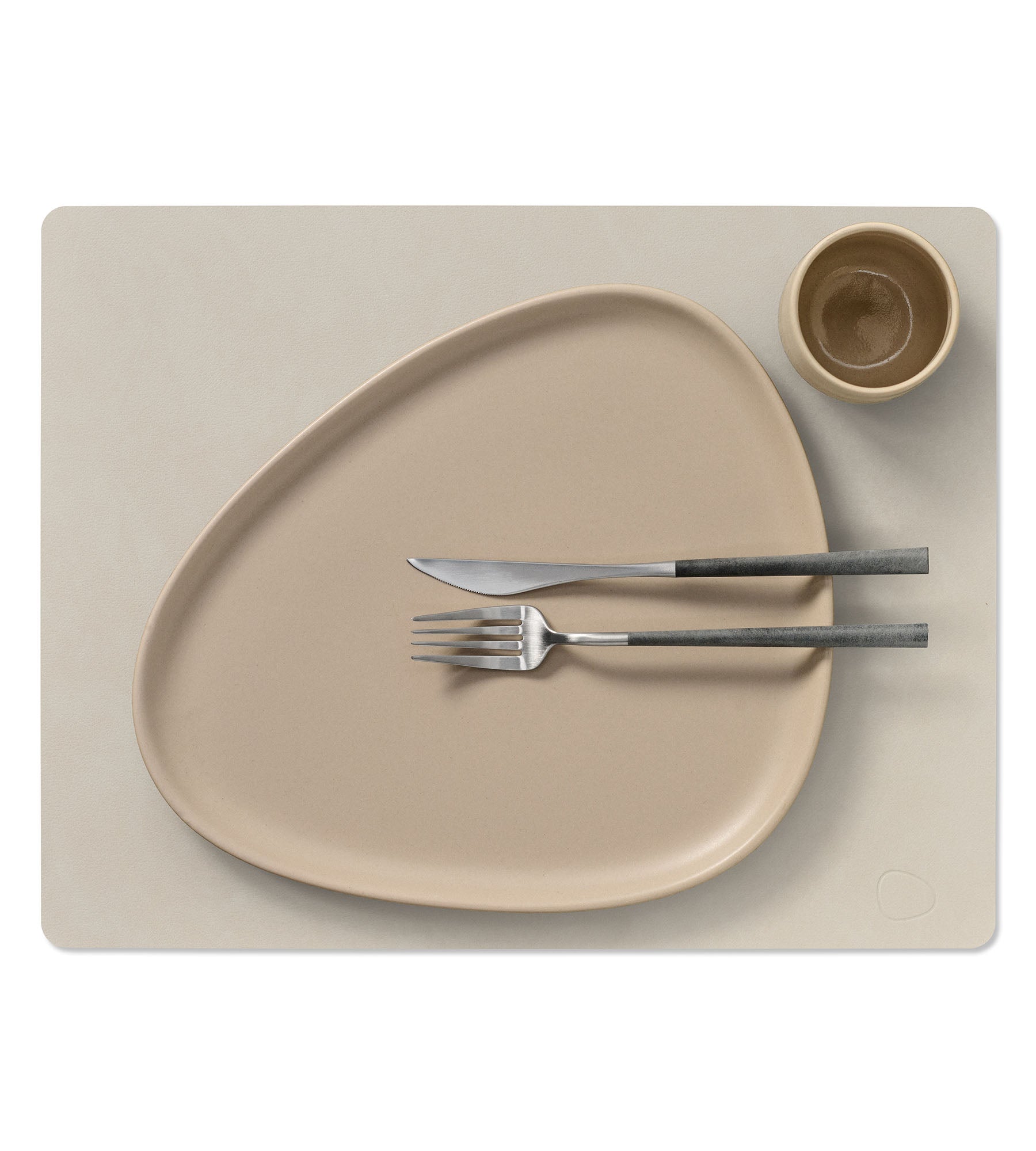 Table Set Square L Nupo Oyster White