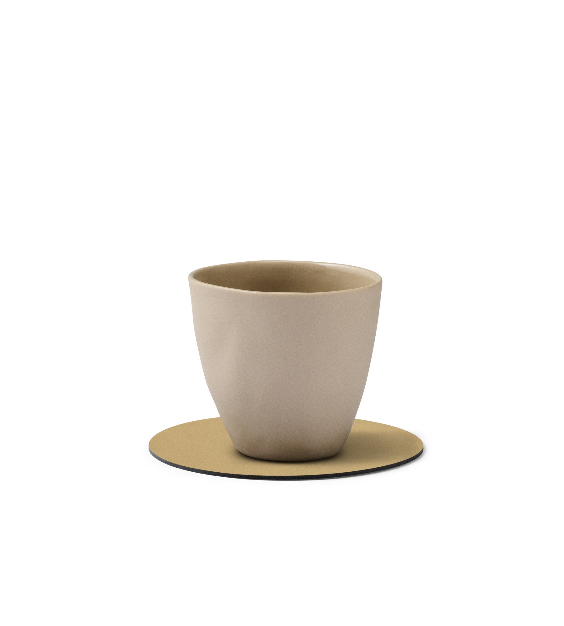 Glasuntersetzer Round Nupo Khaki