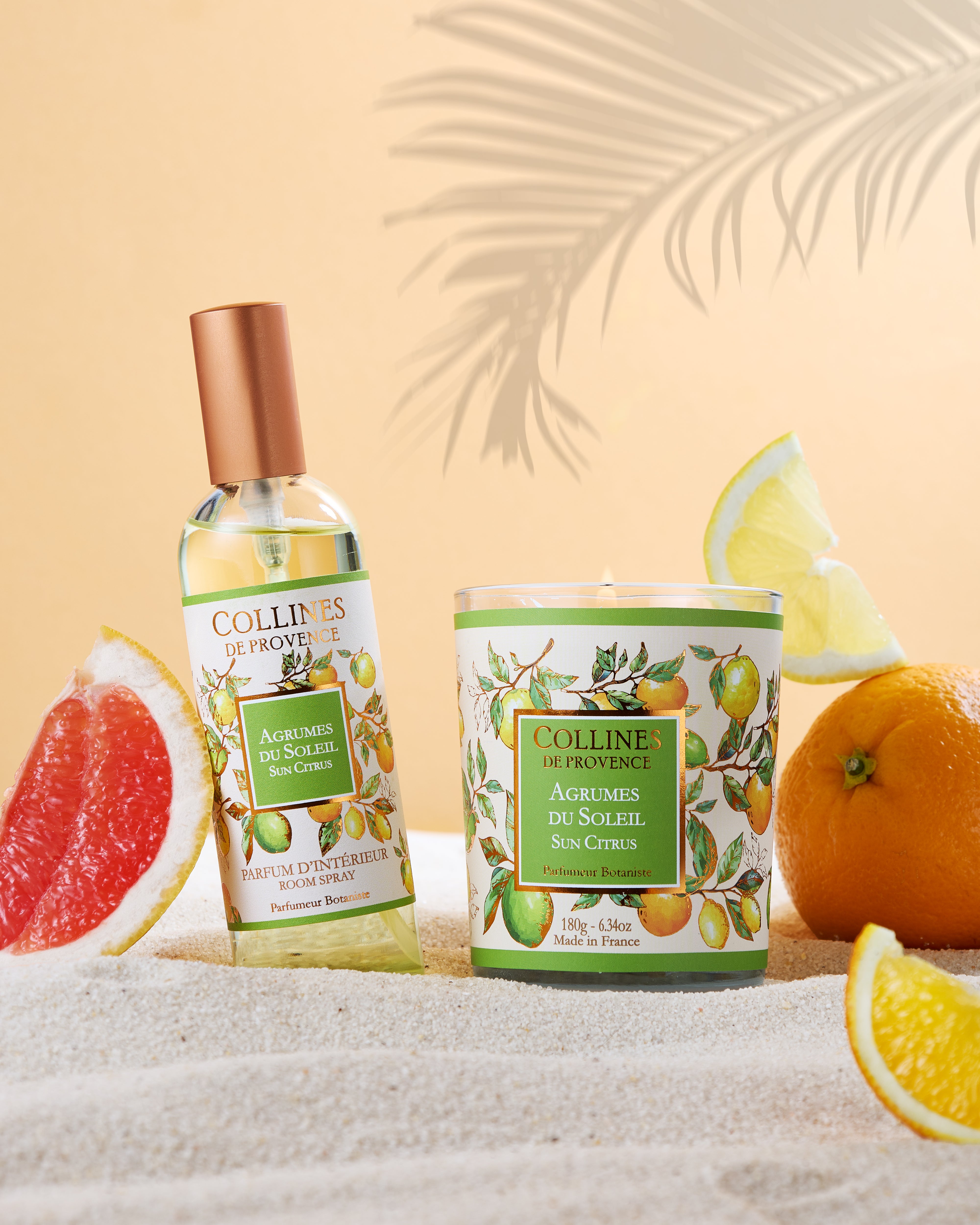 Duftkerze 180g Zitrusfrüchte der Sonne