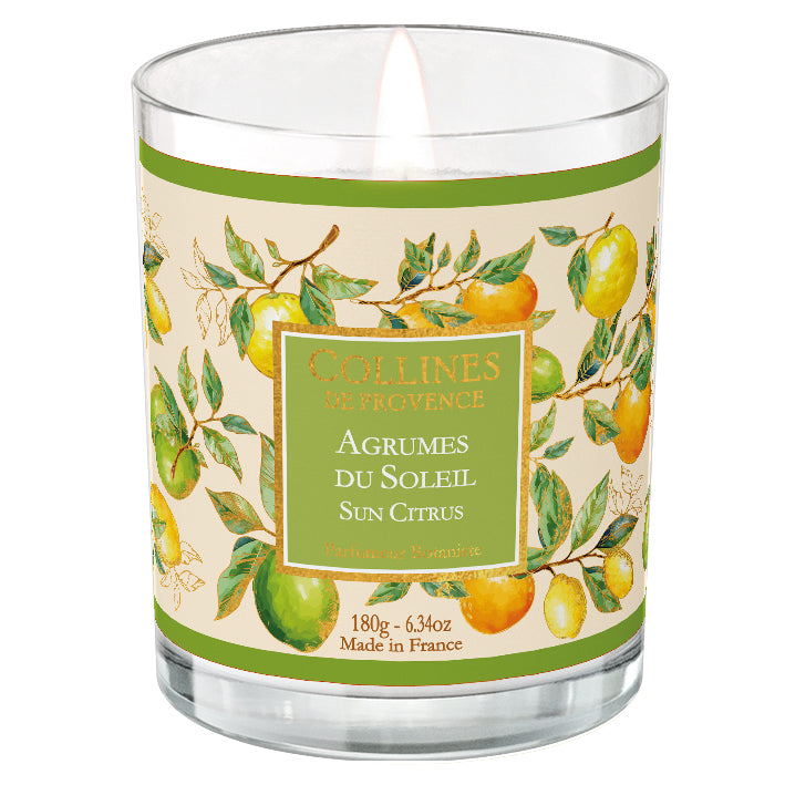 Duftkerze 180g Zitrusfrüchte der Sonne