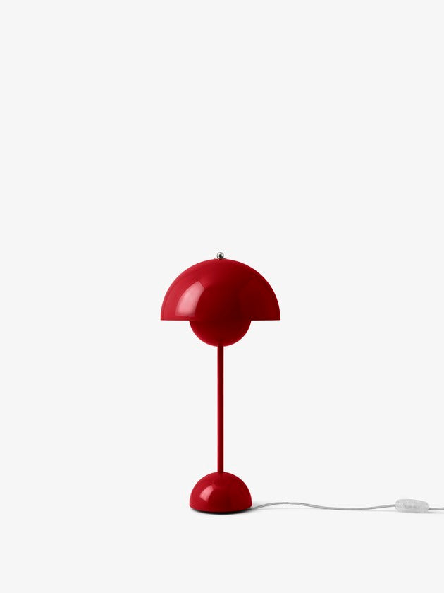 Flowerpot VP3 vermilion red