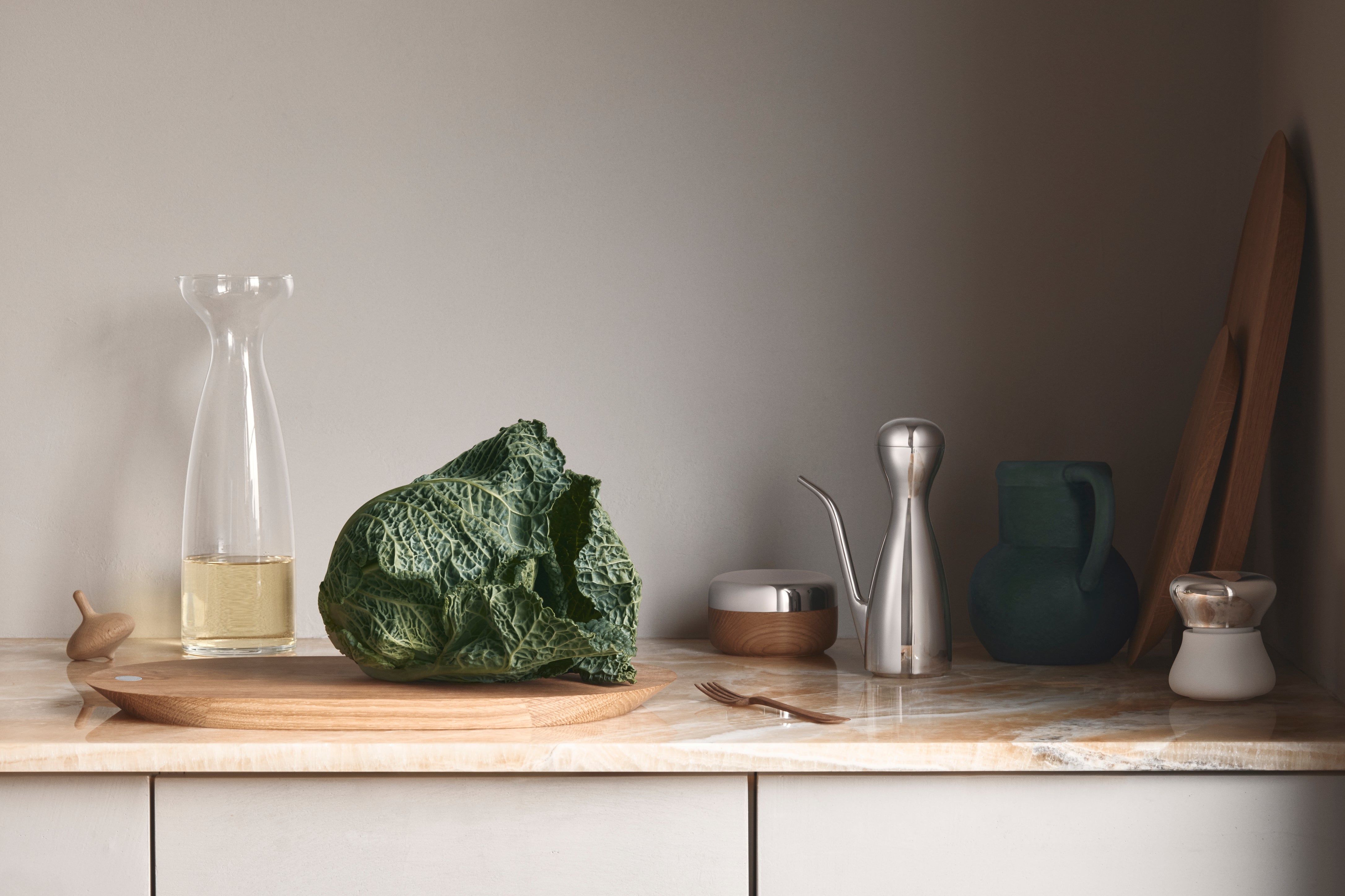 Alfredo Salzdose mit Löffel