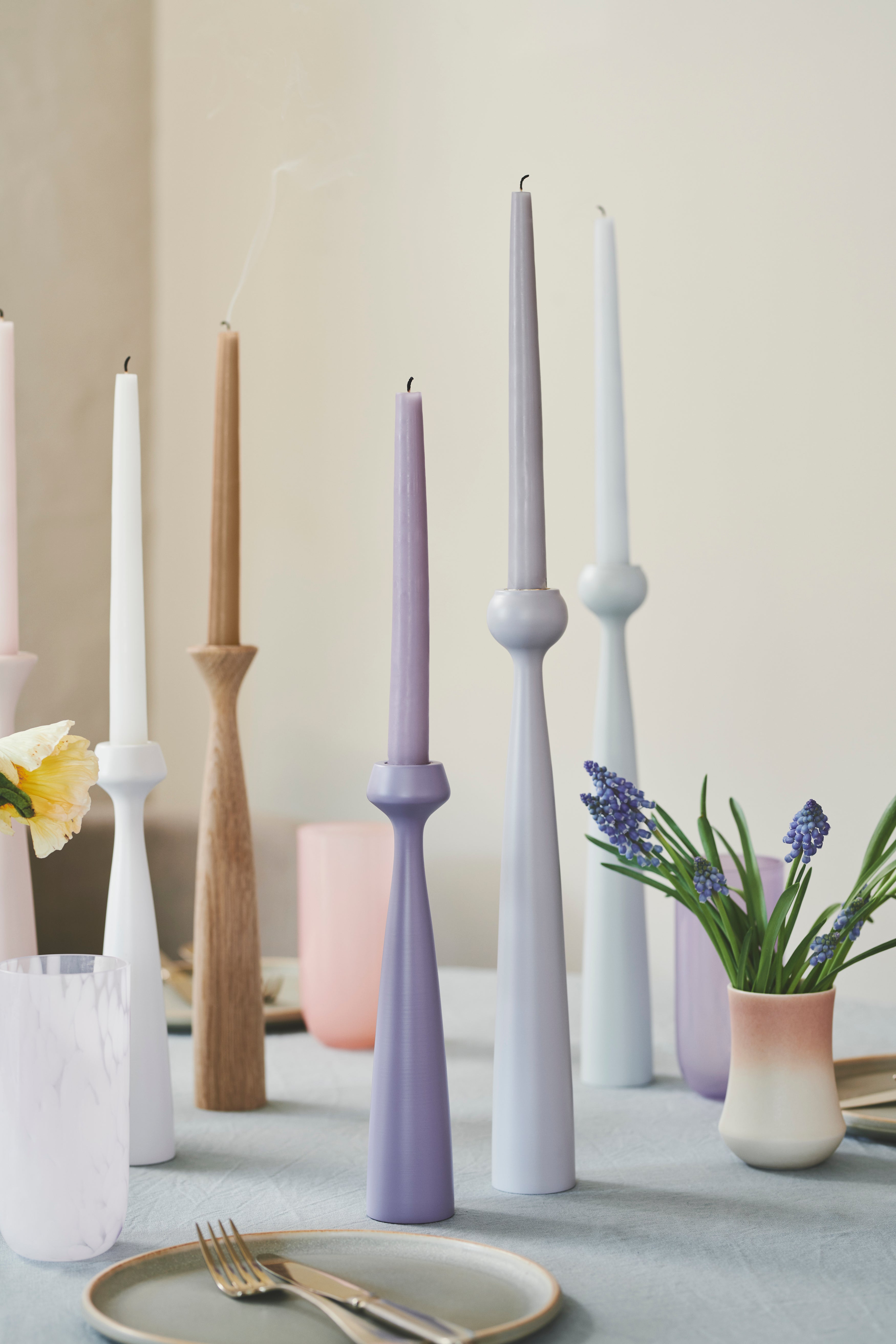 Kerzenhalter Lily Lavendel