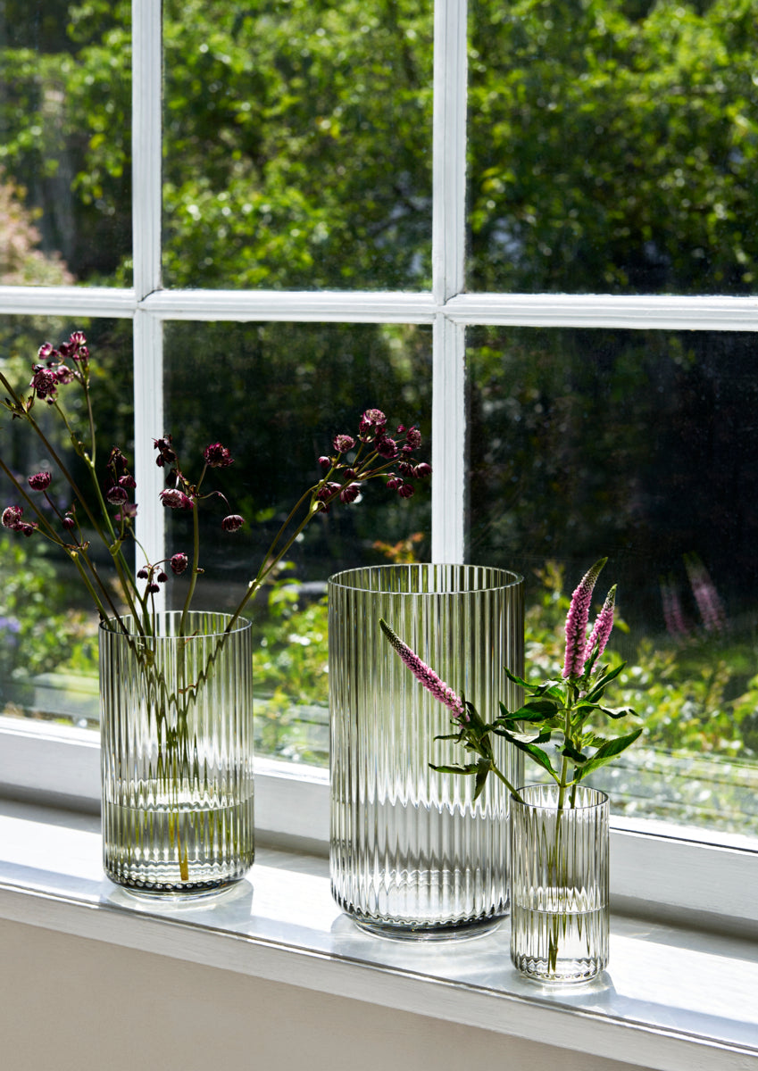 Lyngby Vase smoke 31cm