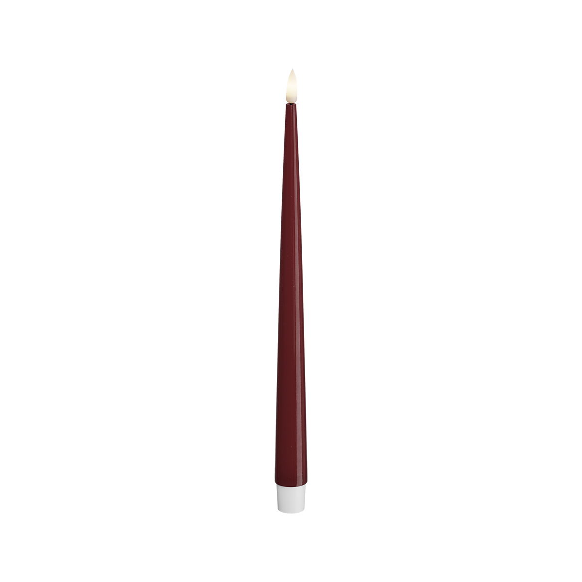 LED-Stabkerze lackiert real flame (2 Stk.)