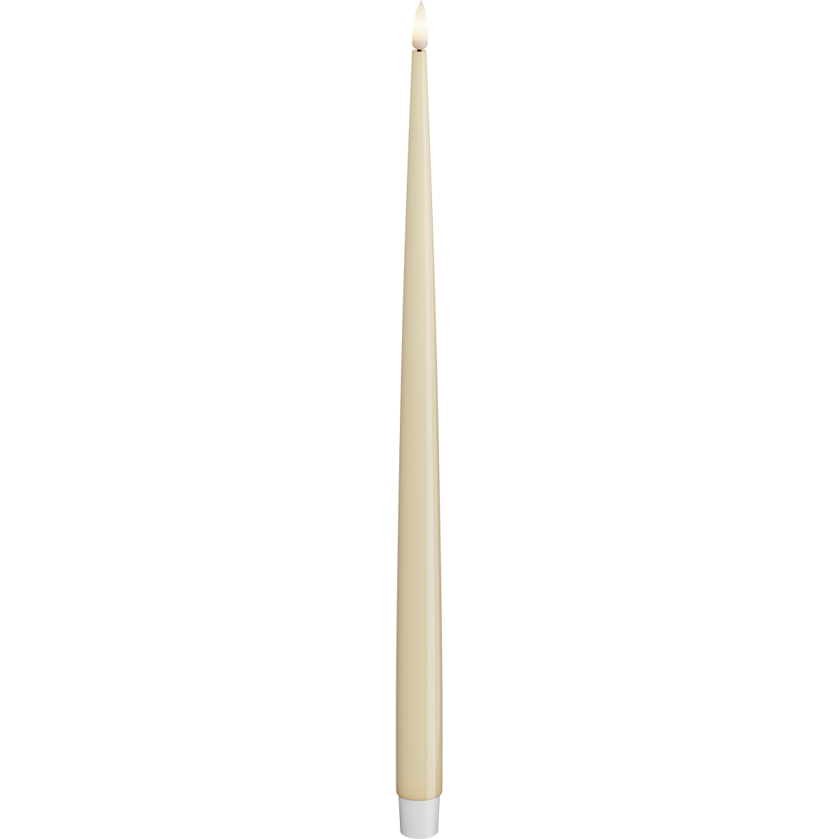 LED-Stabkerze lackiert real flame (2 Stk.)