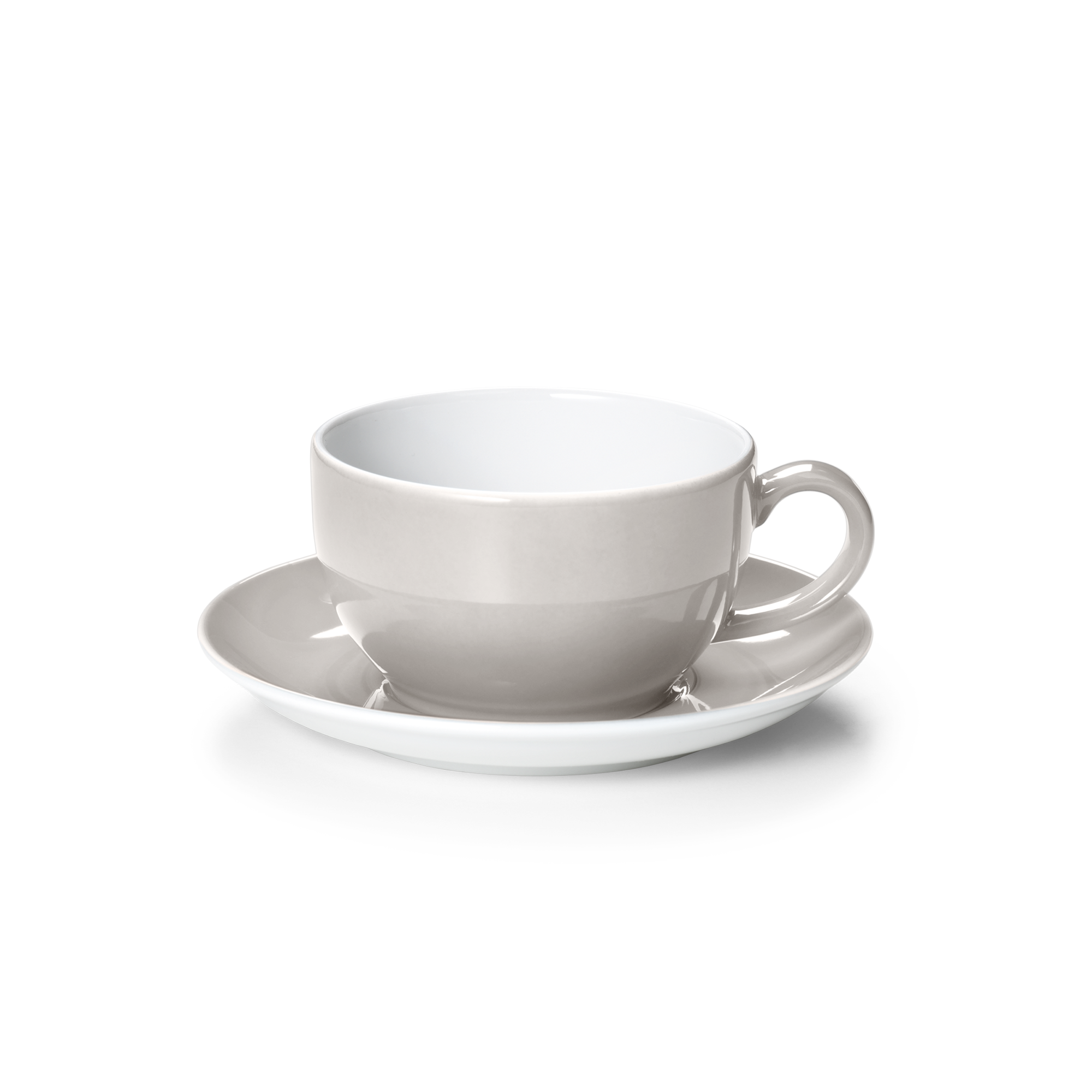 Solid Color Cappuchinountertasse pearl