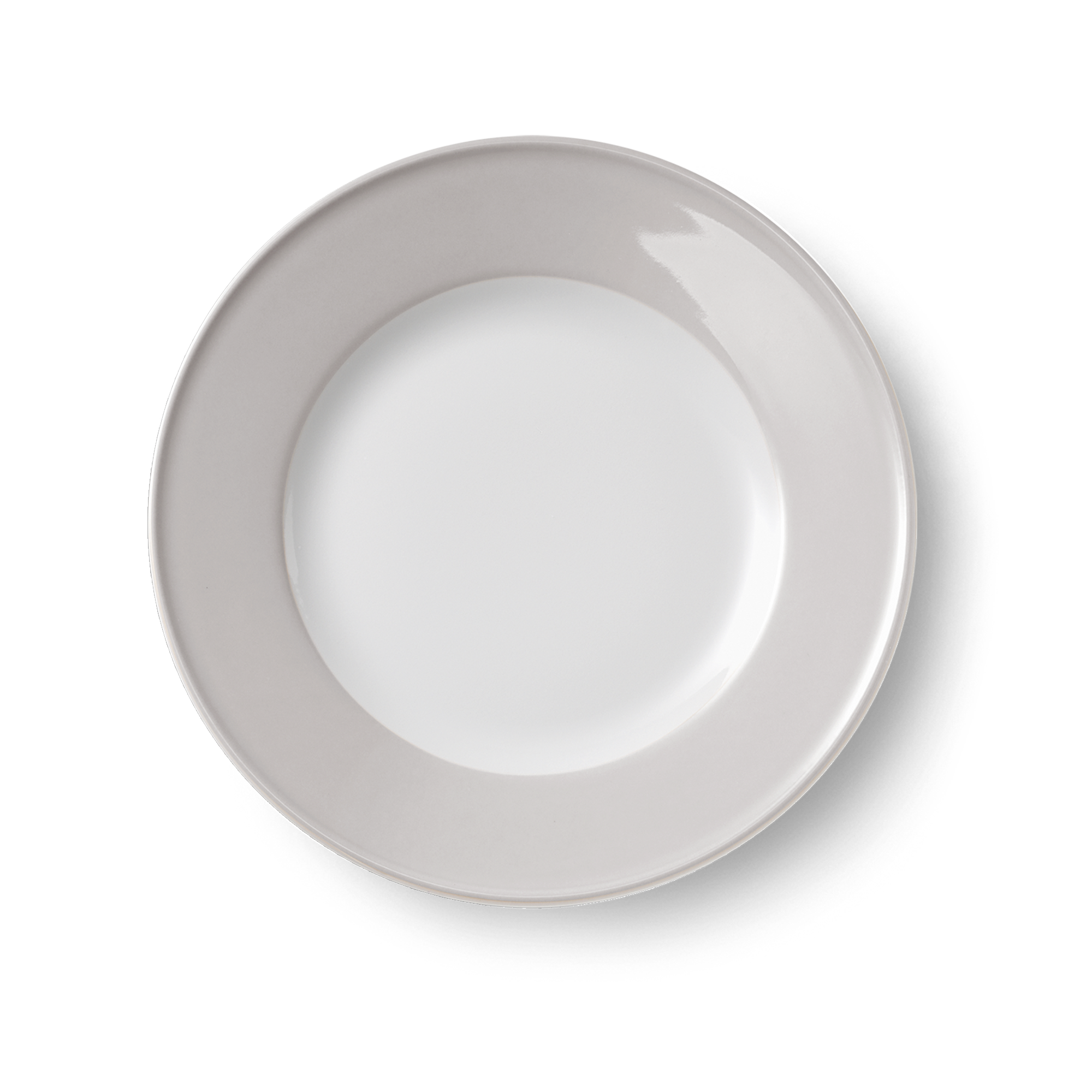 Solid Color Speiseteller pearl