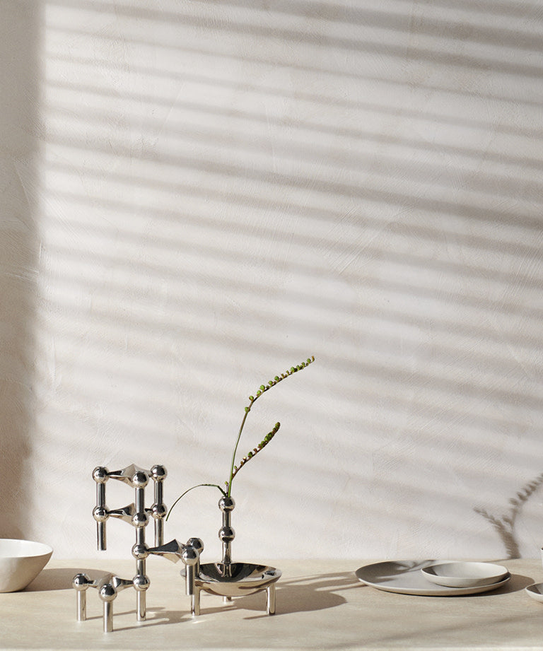 Stoff Nagel Vase