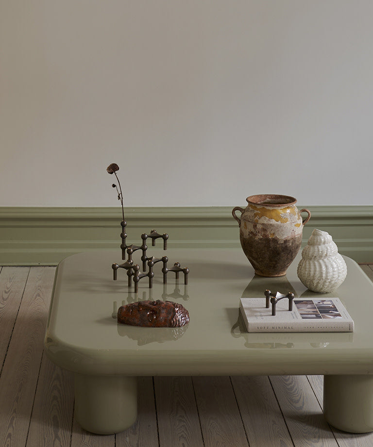 Stoff Nagel Vase