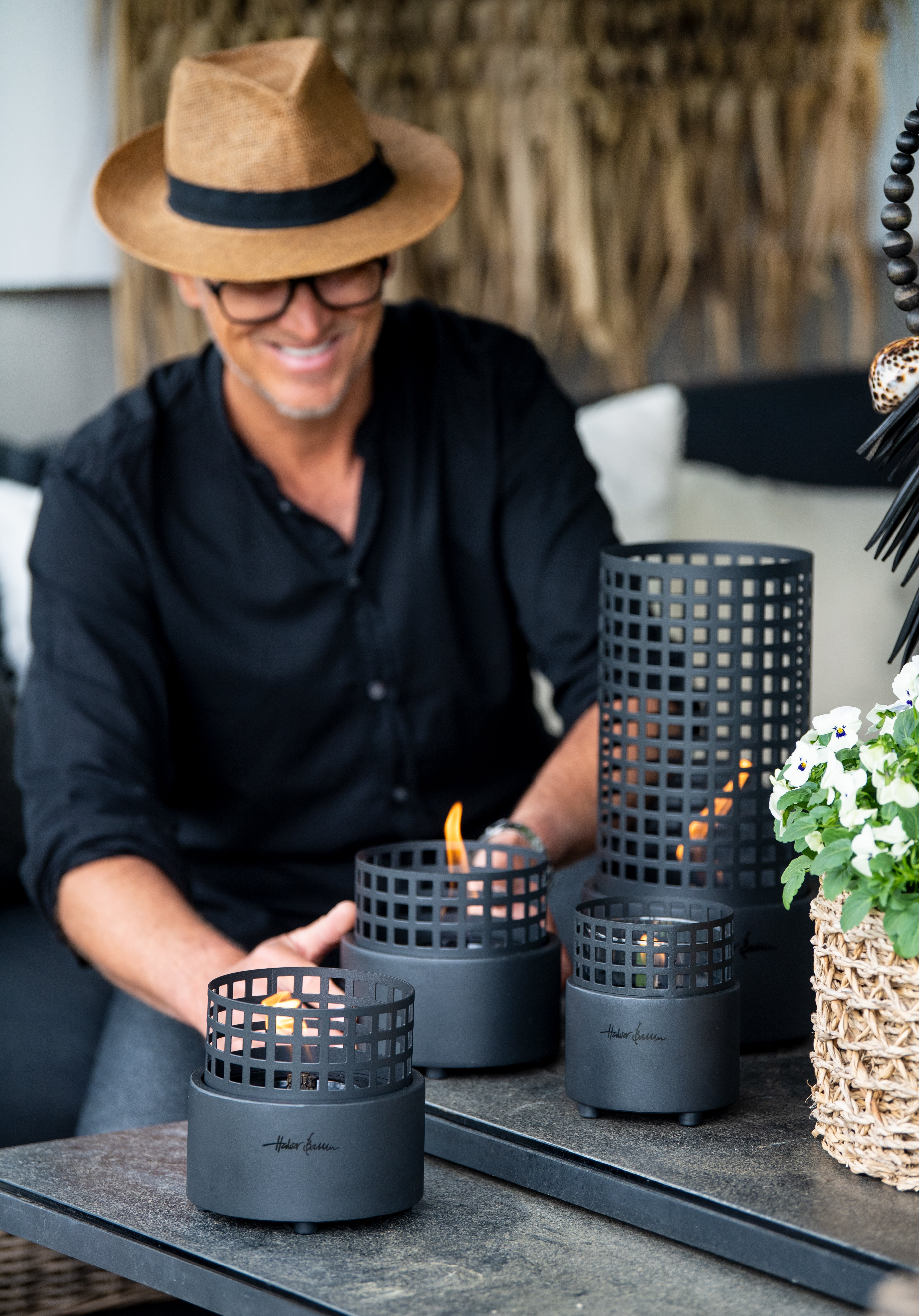 Tischfeuer Camps Bay Black