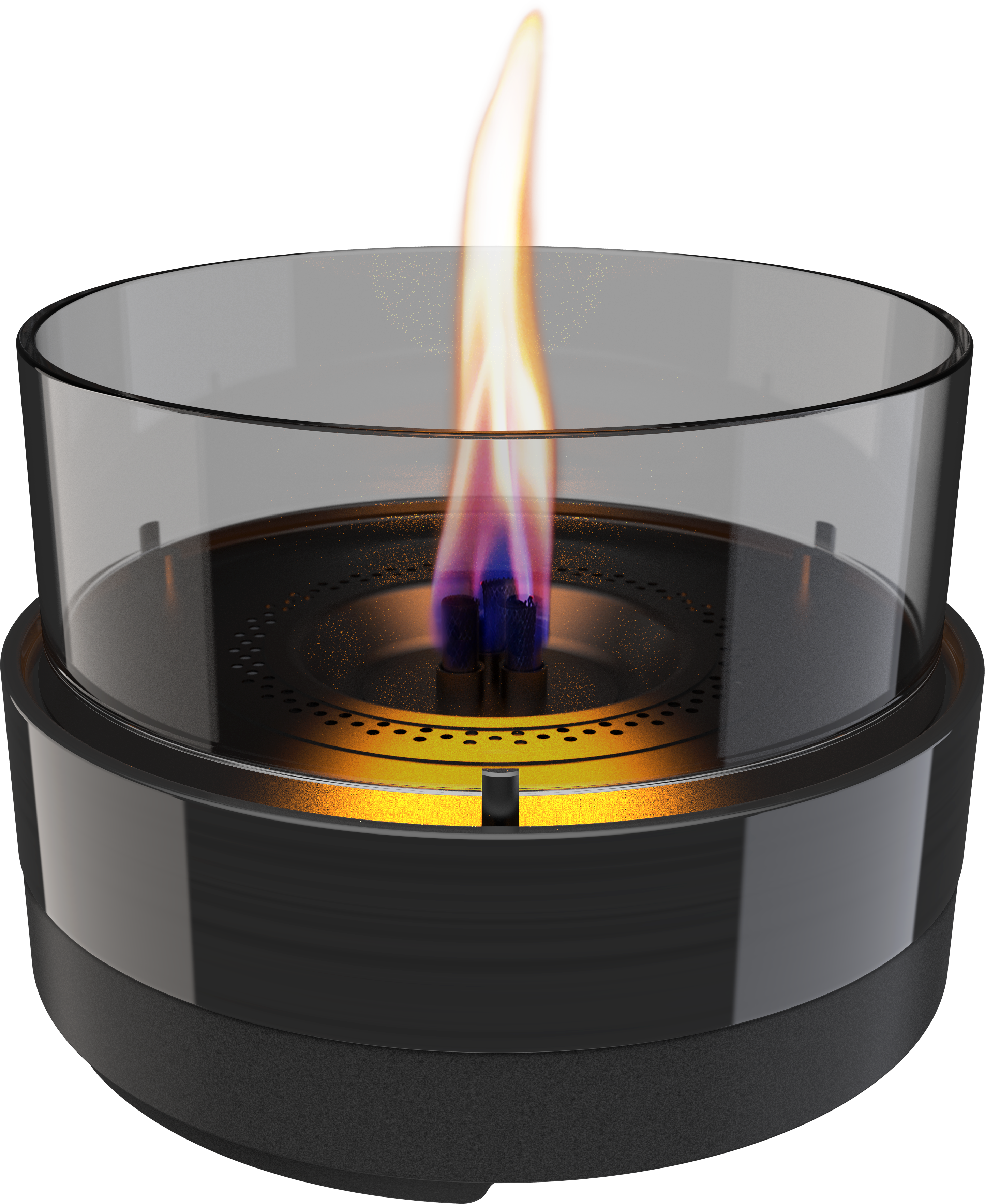 Tischfeuer Rosie 18 Black Smoke