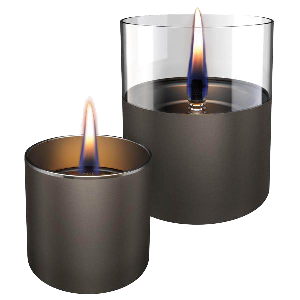 Tischfeuer Geschenkset Lilly 8 & 10 duo pack Gun metal