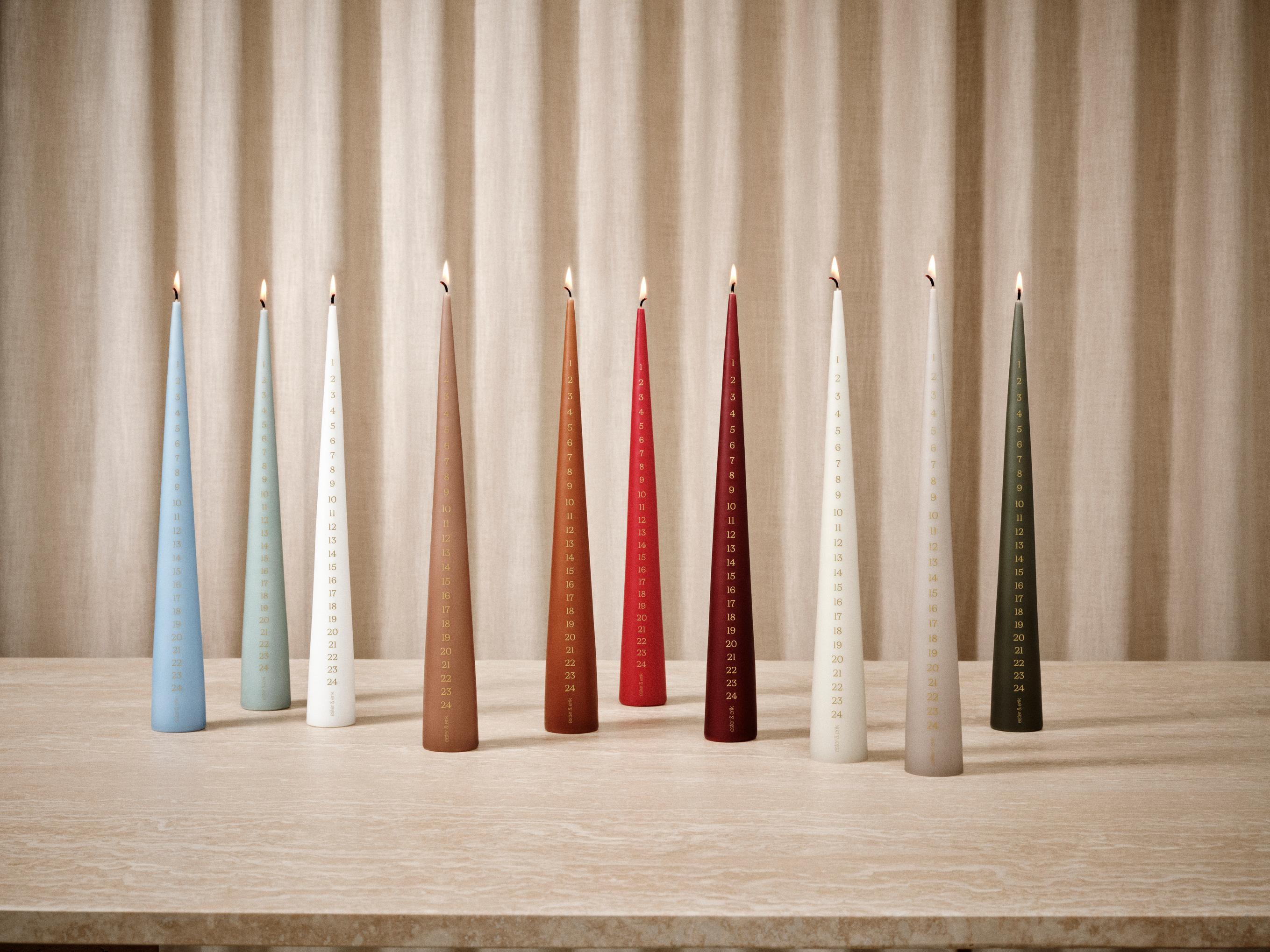 Kalenderkerze Kegel