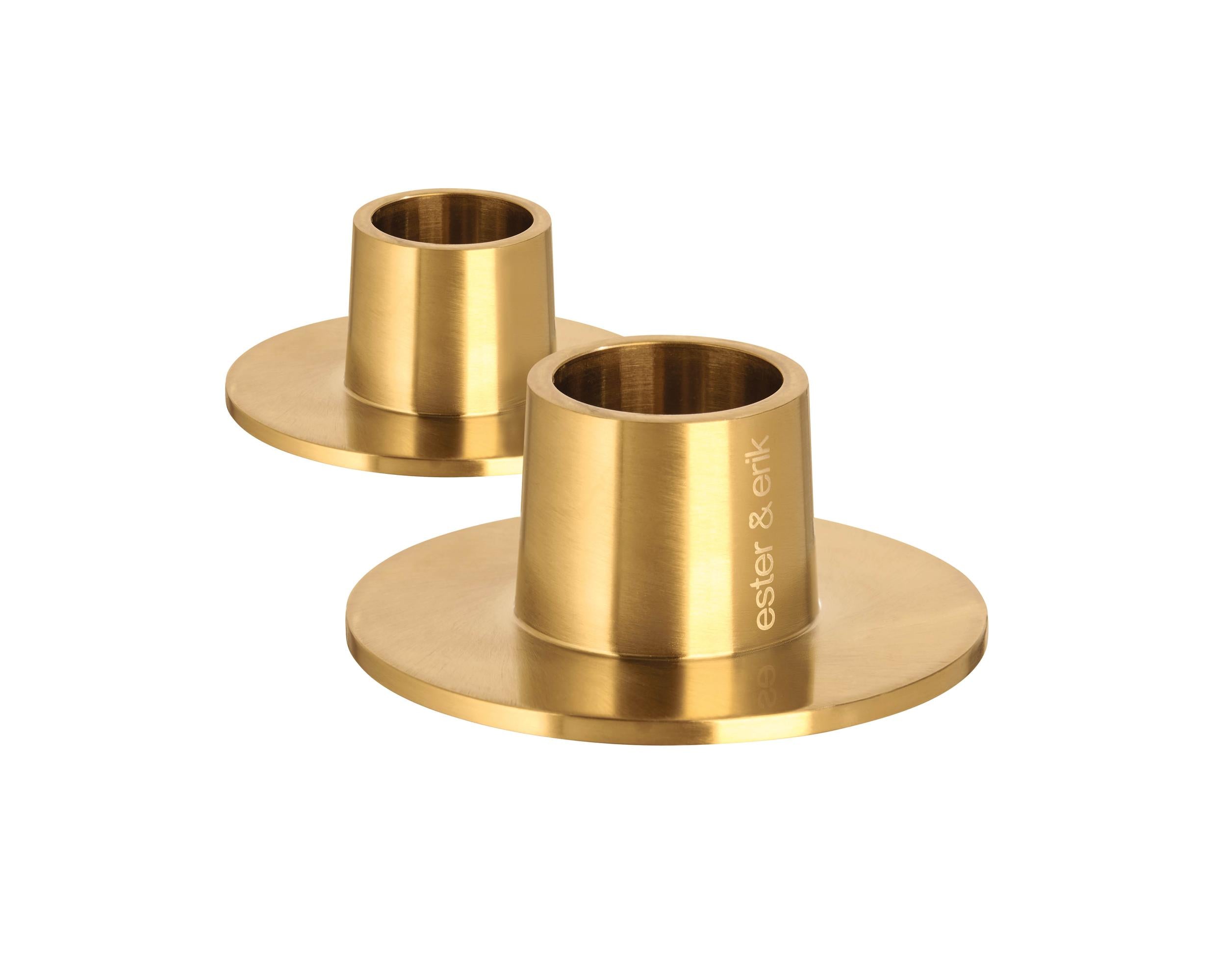 Kerzenhalter gold 2er-Set
