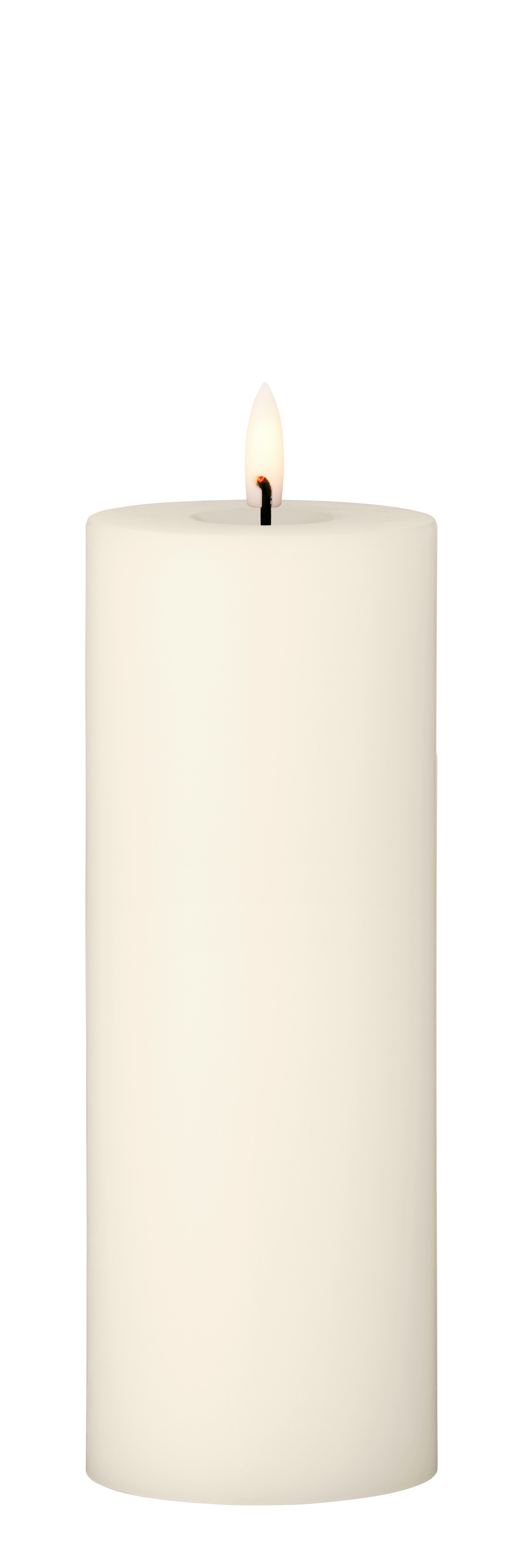 LED-Stumpenkerze groß