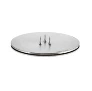 Kerzenteller silber klein