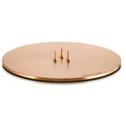 Kerzenteller rose gold mittel