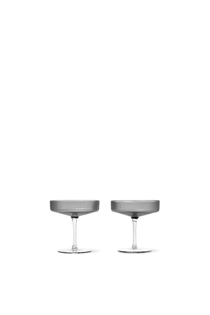 Ripple Champagnerschalen - 2er-Set