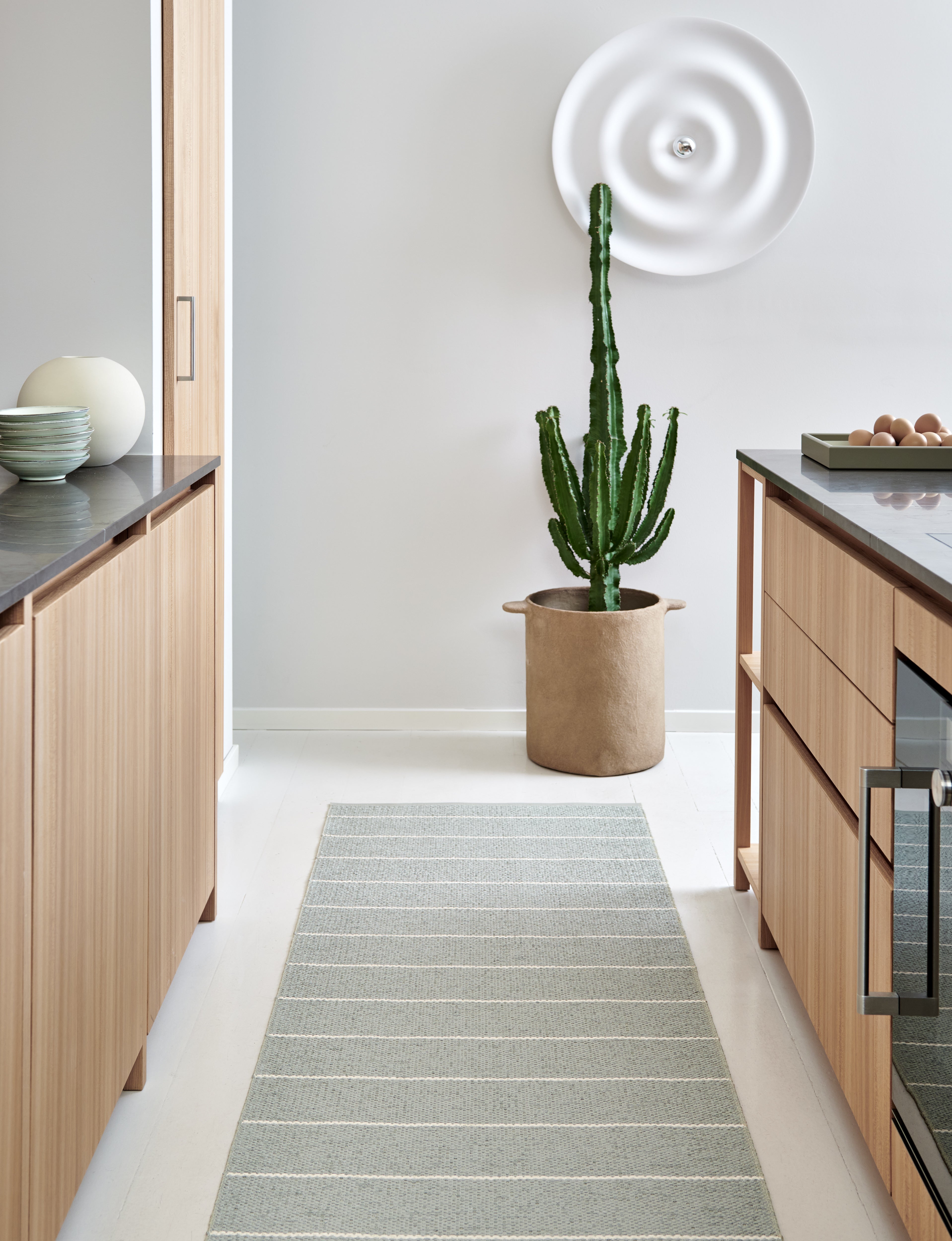 Teppich Carl 70x180cm sage/seagrass zweiseitig