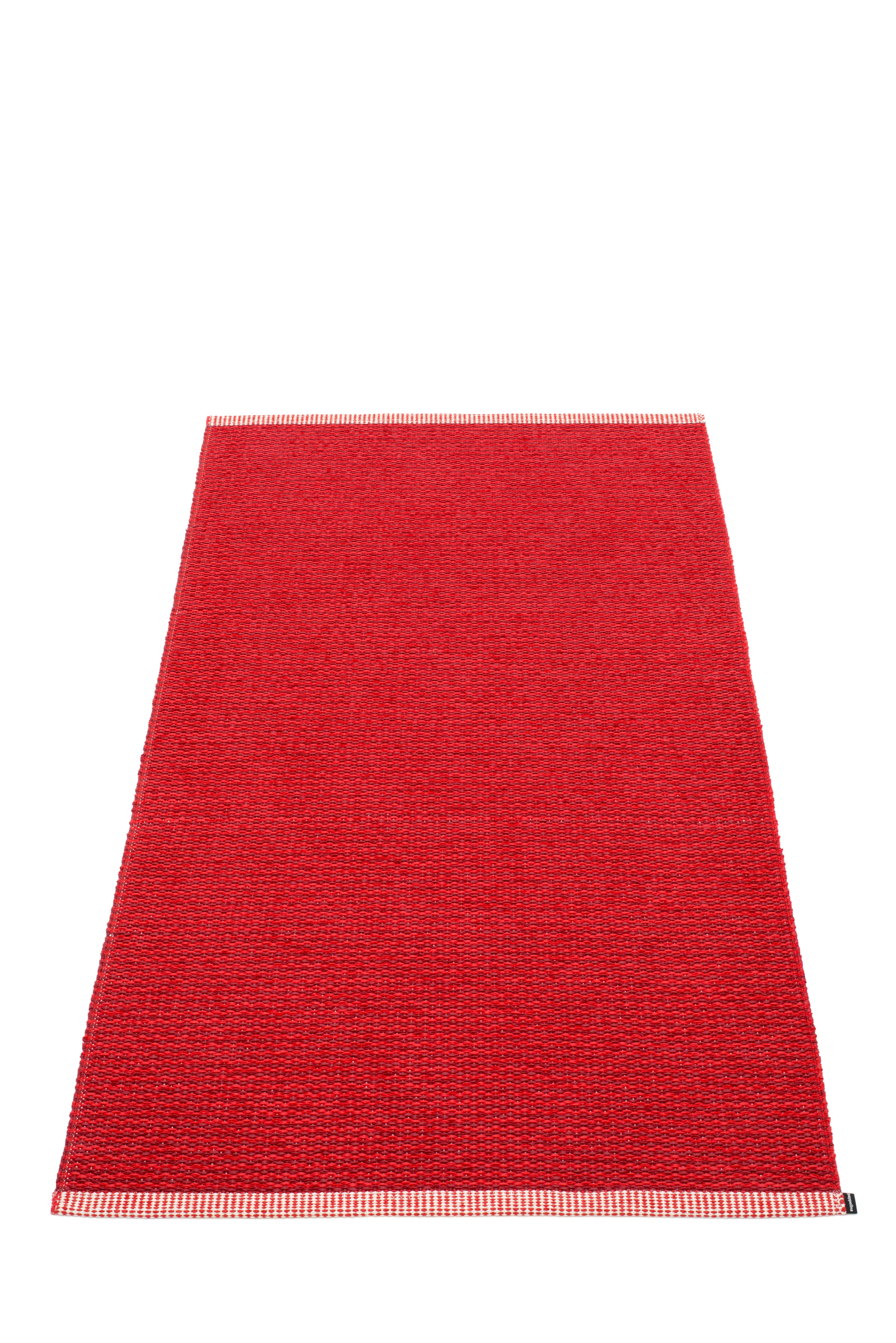 Teppich Mono 85x160cm dark red/red