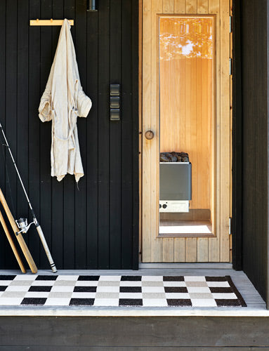 Teppich Pix 70x240cm Black/Vanilla/Beige