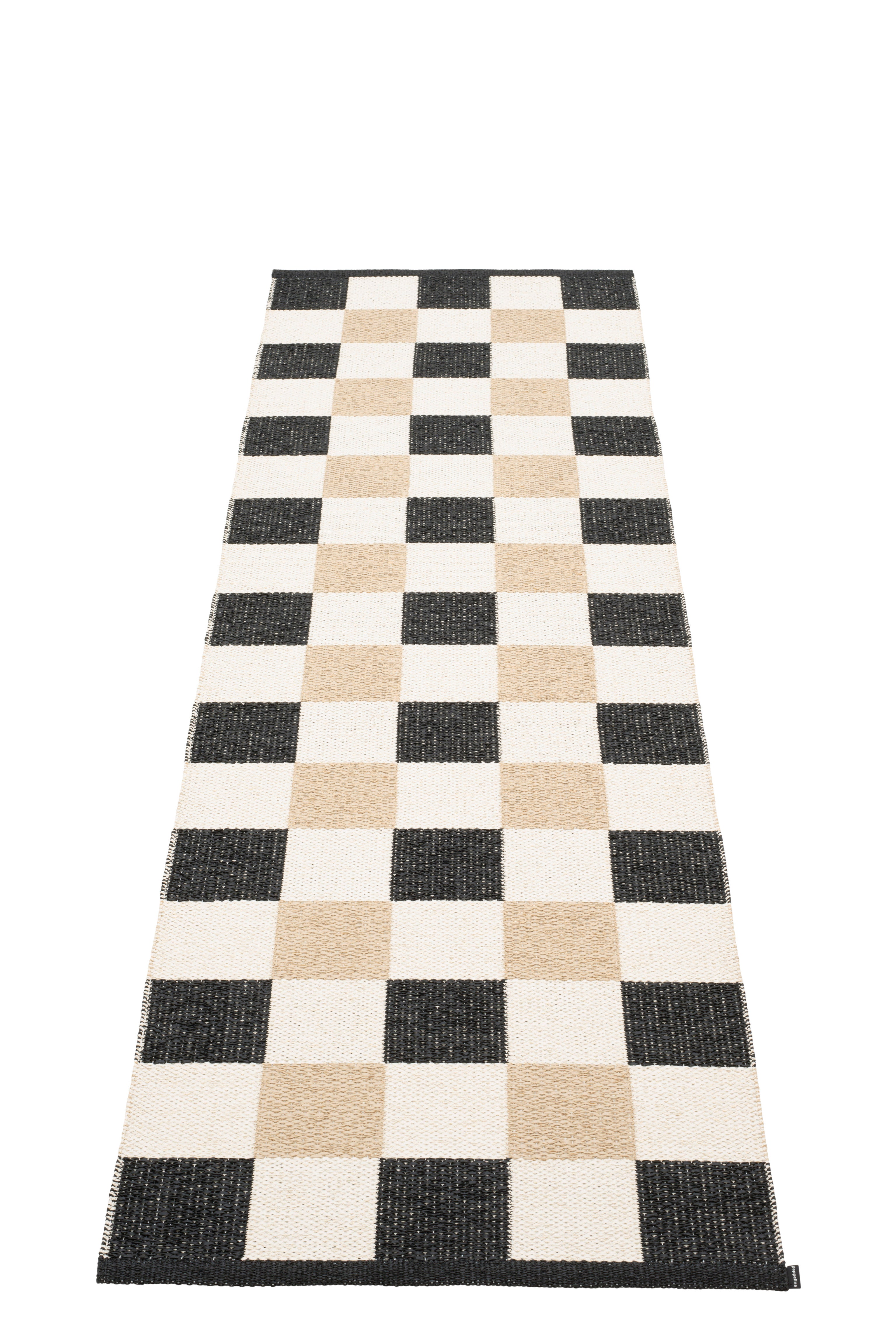 Teppich Pix 70x240cm Black/Vanilla/Beige