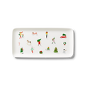 Noel Rechteckige Platte Bunt (32cm)