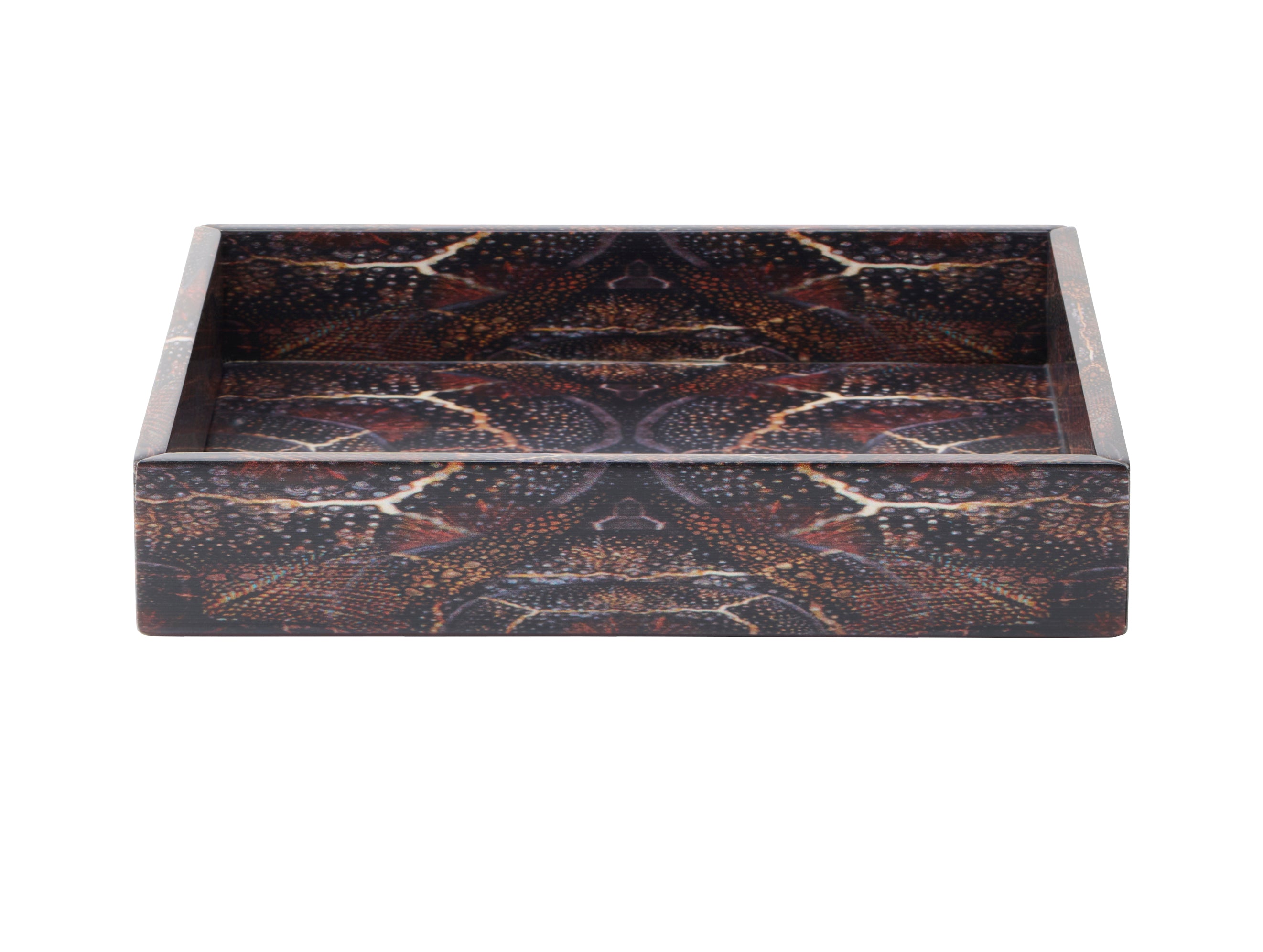 Print Lack-Tablett snake klein