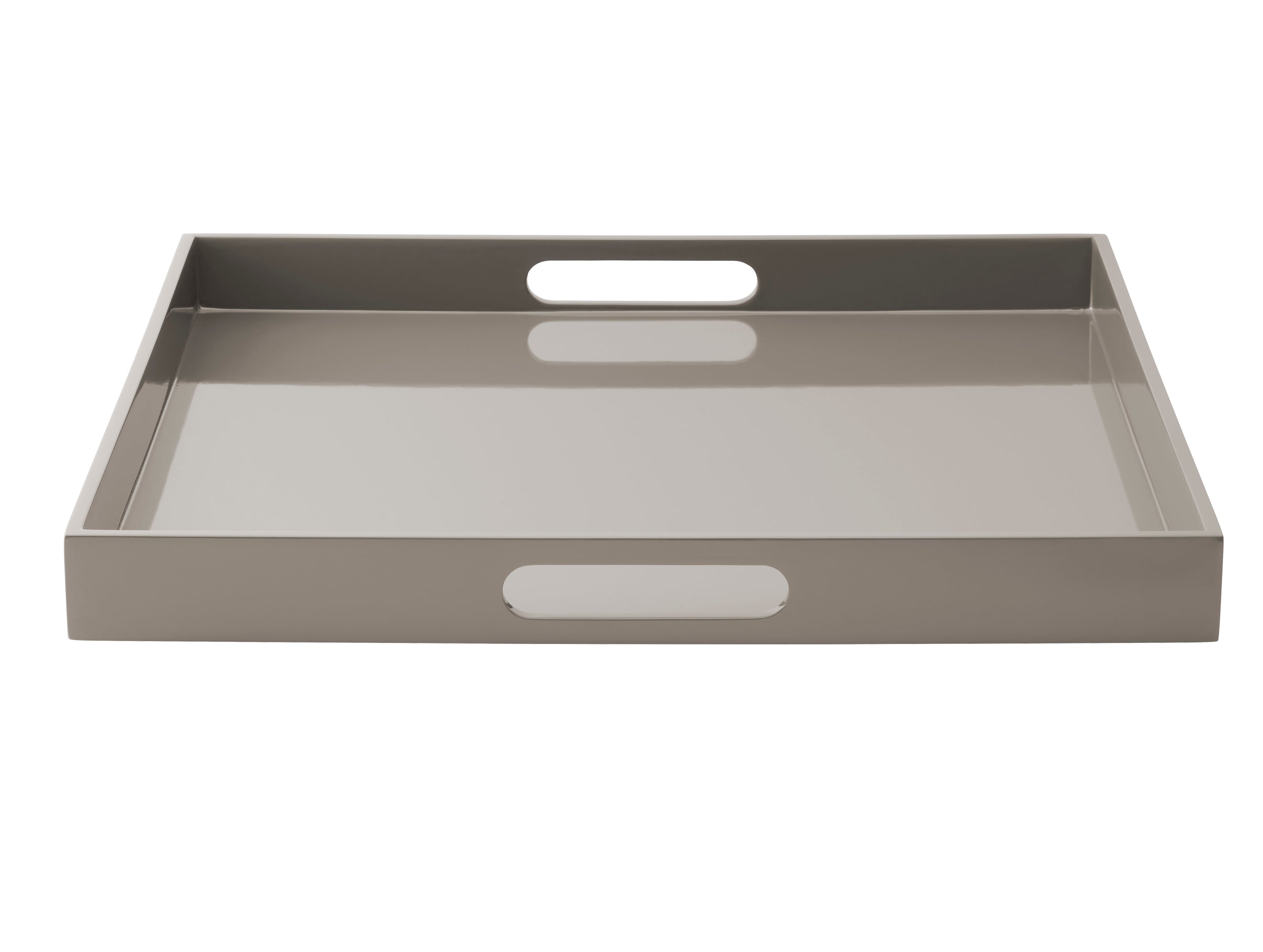Lux Lack-Tablett dark grey