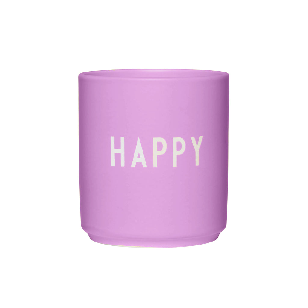 FAVOURITE Becher HAPPY flieder