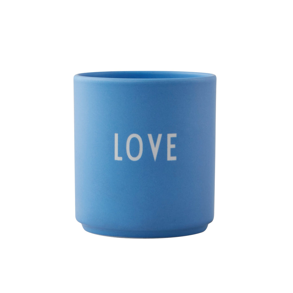 FAVOURITE Becher LOVE blau